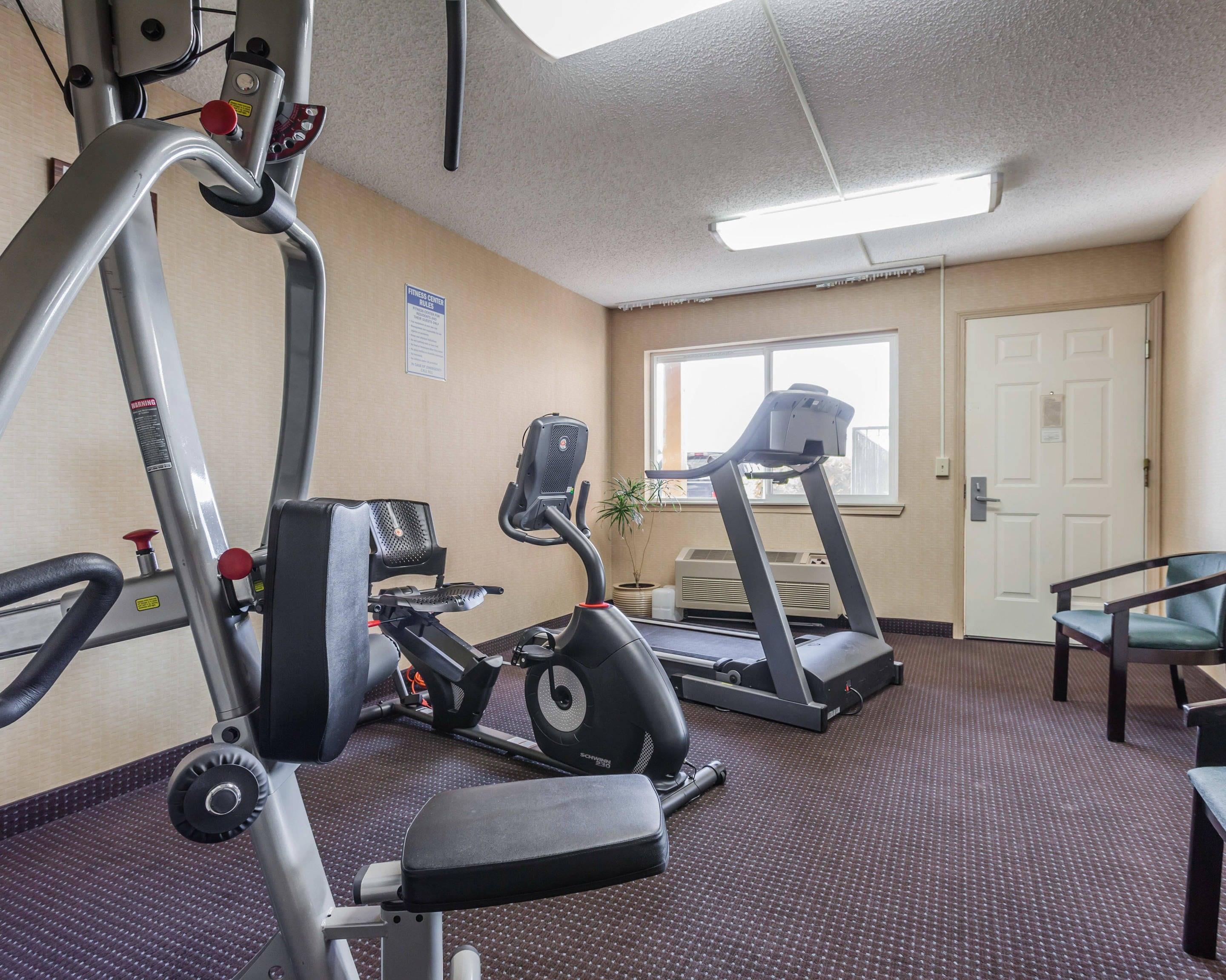 Fitness center with cardio equipment