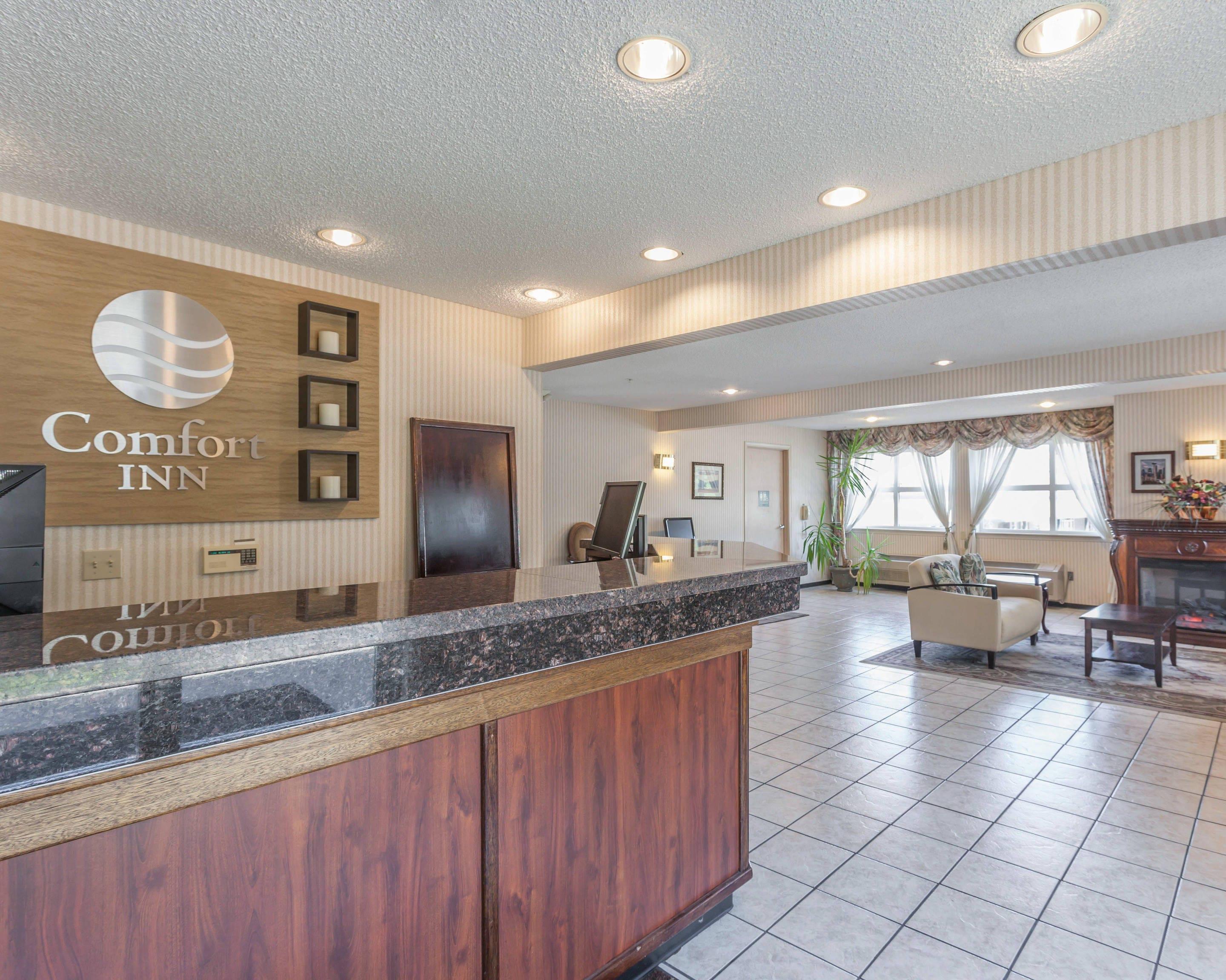 Front desk with friendly staff
