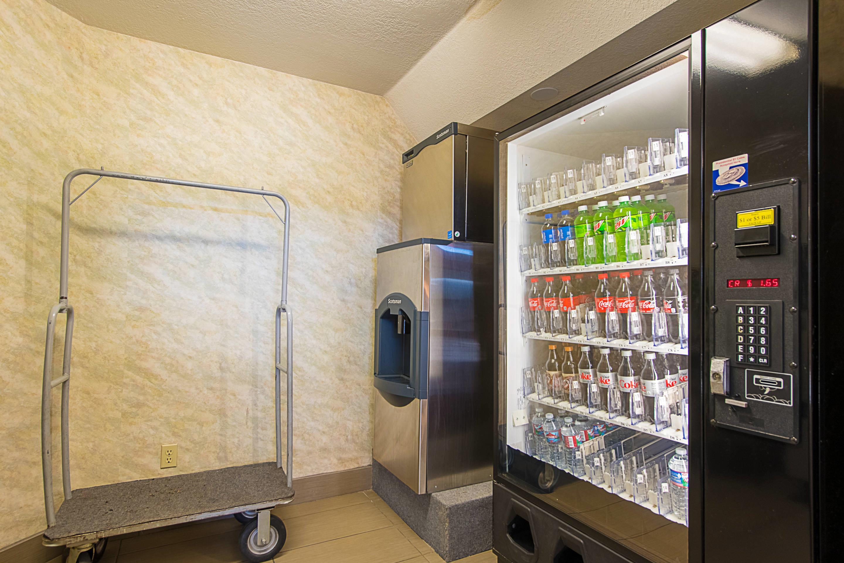 Hotel vending area