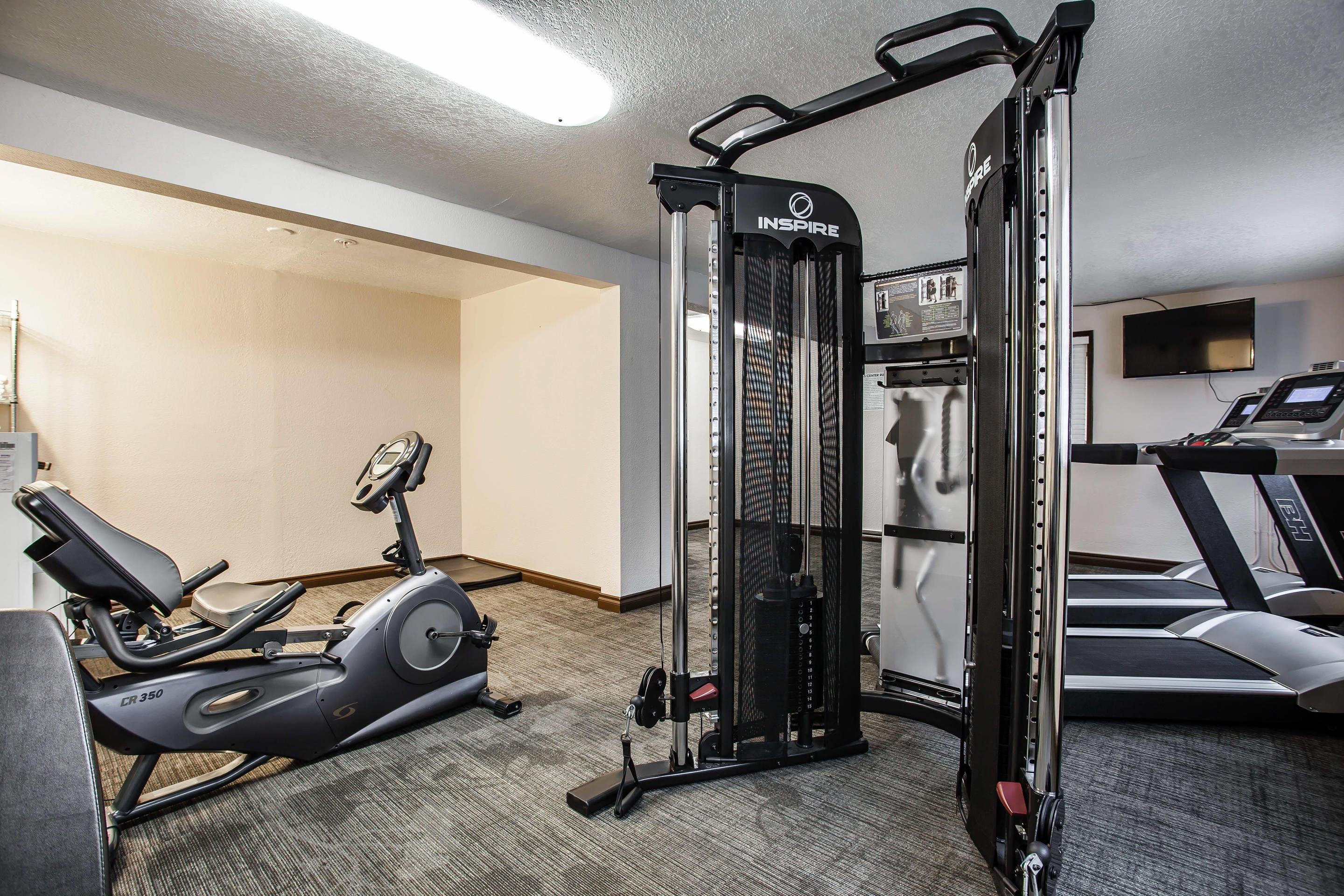 Fitness center with cardio equipment