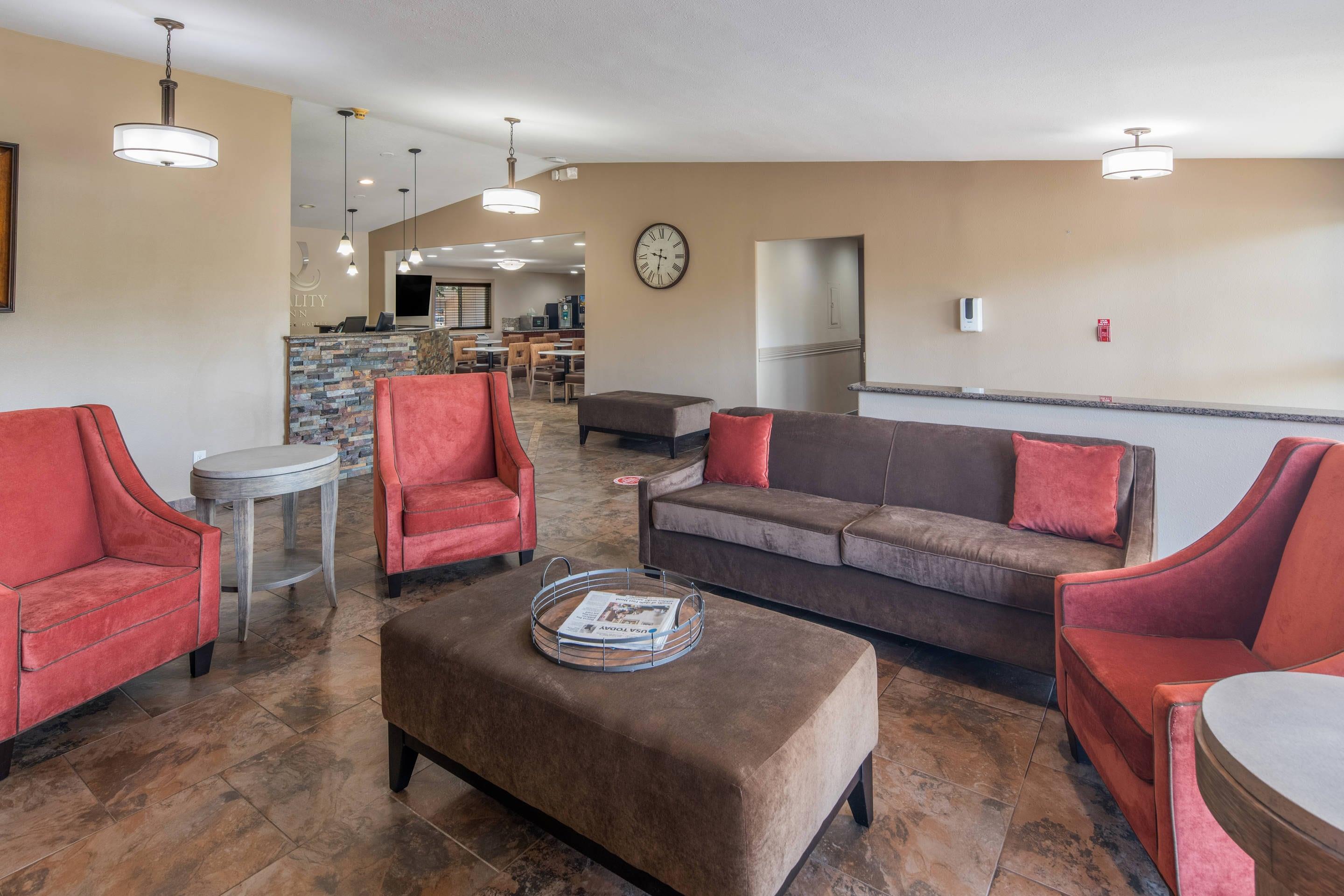 Lobby with sitting area