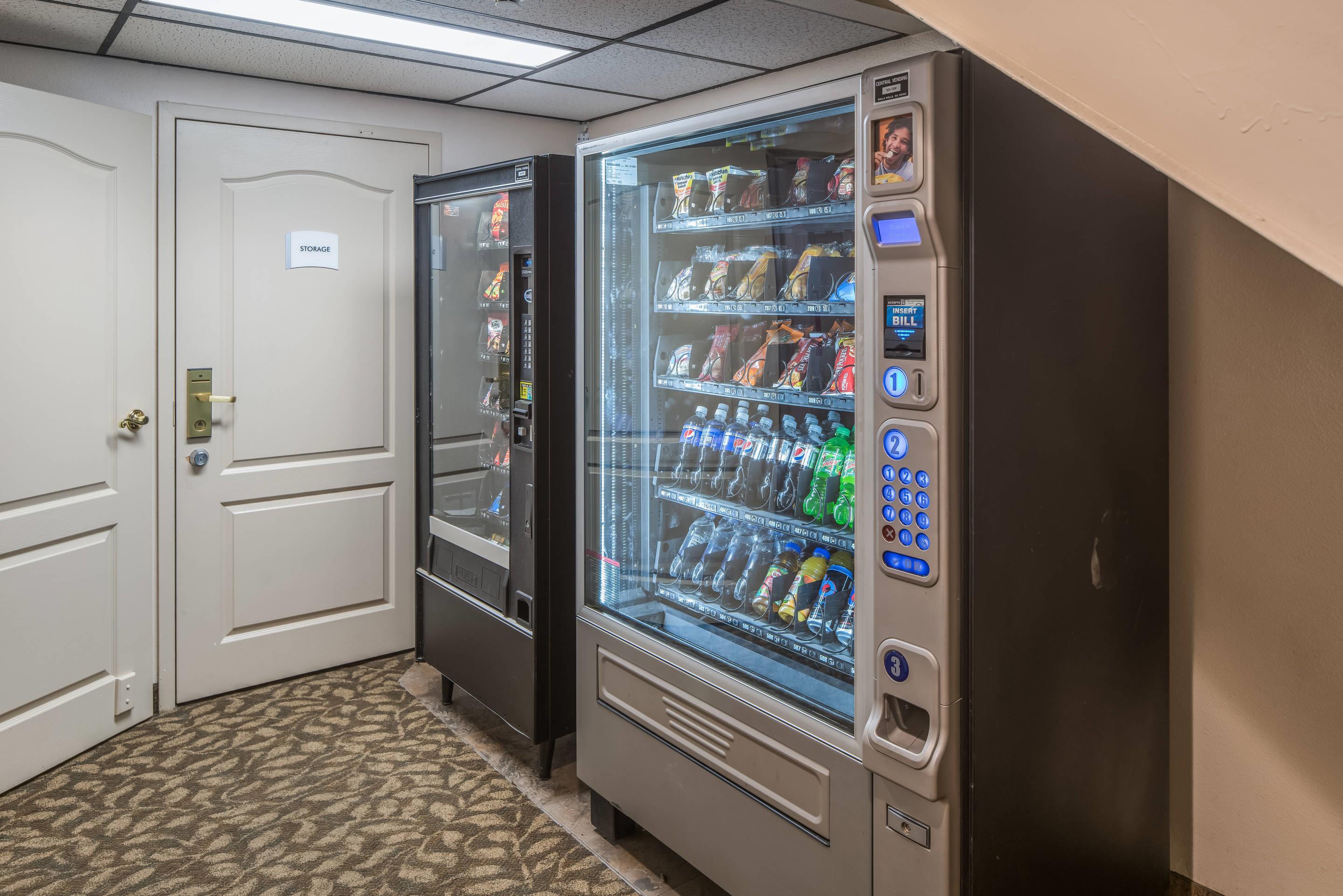 Hotel vending area