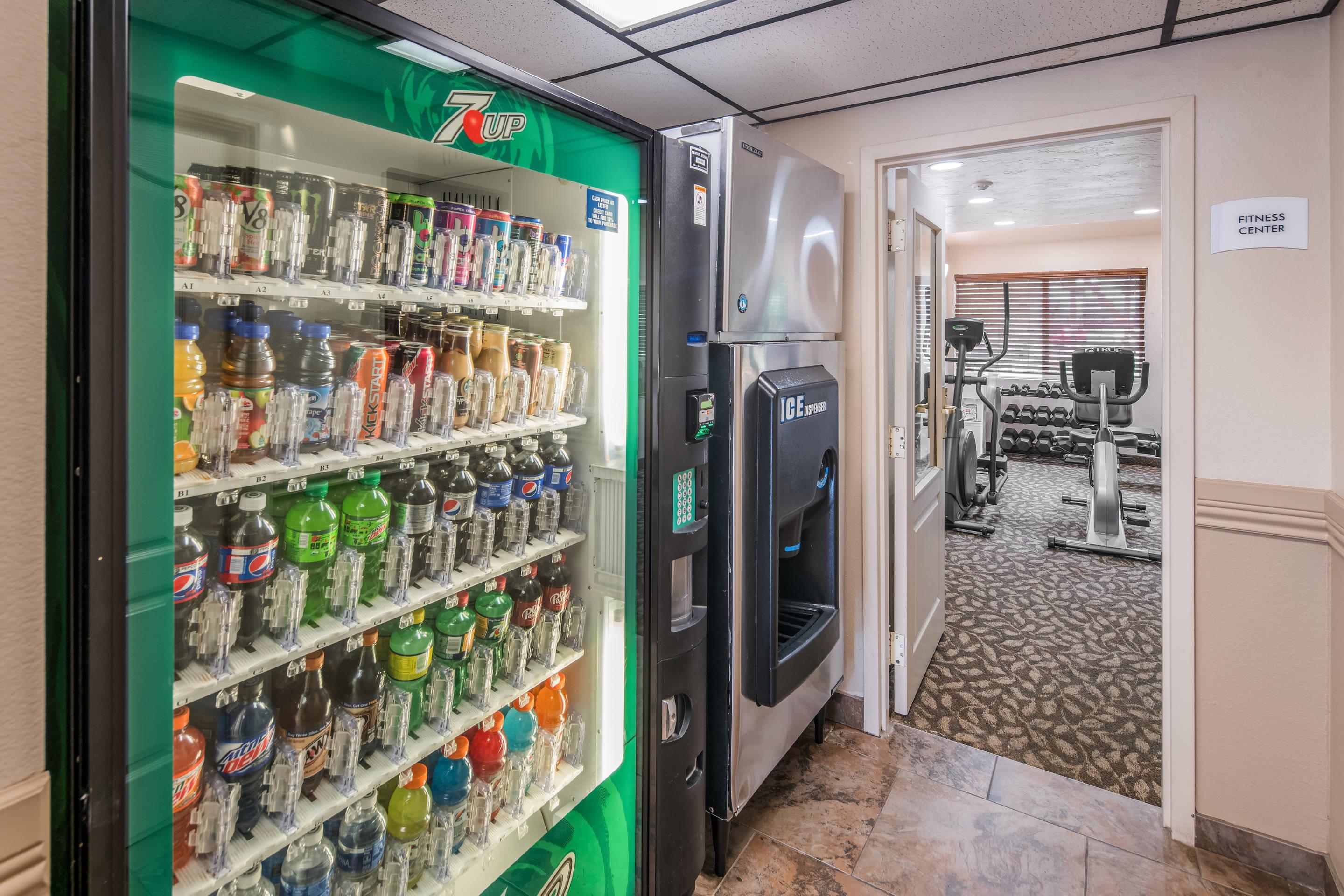 Hotel vending area