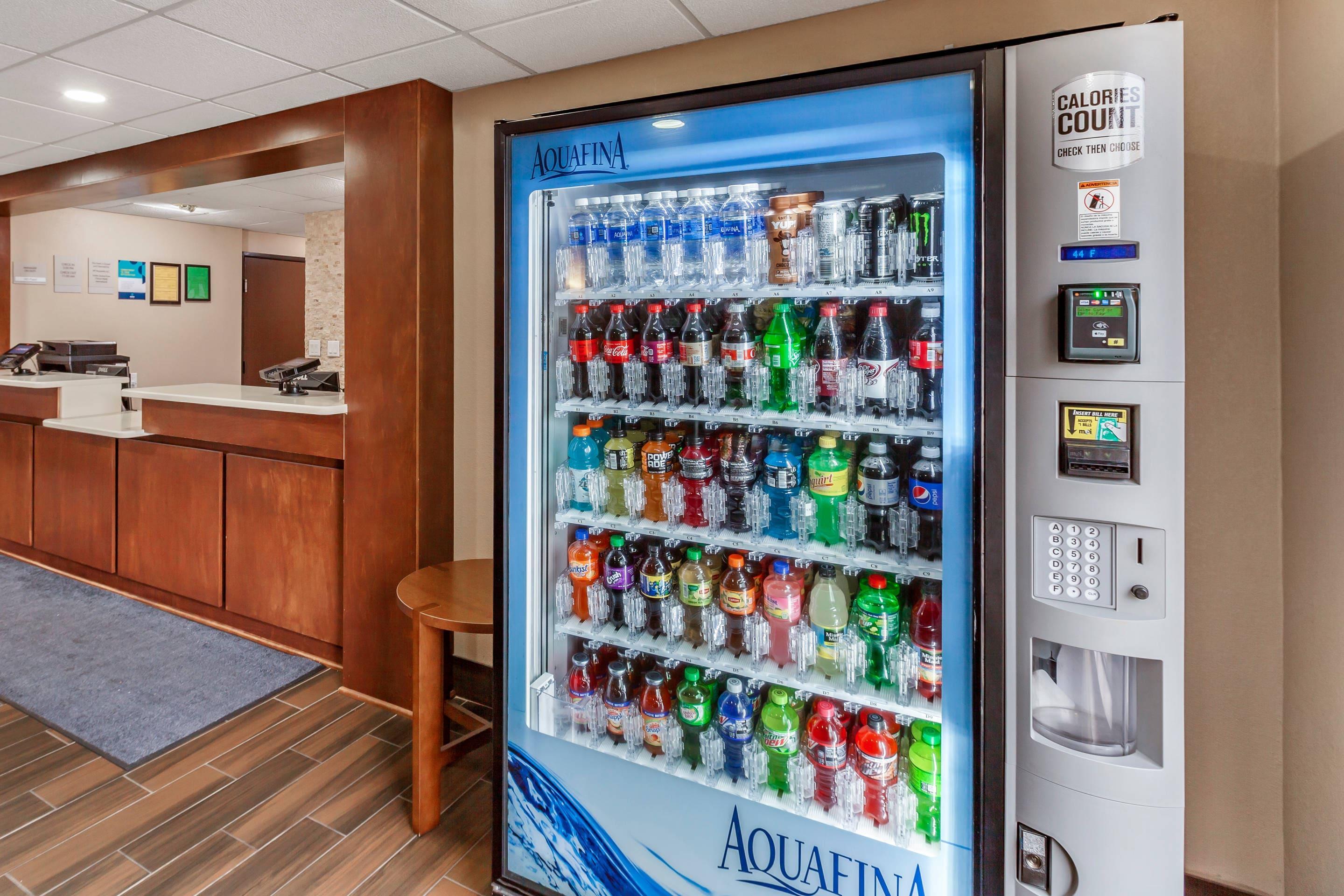 Hotel vending area