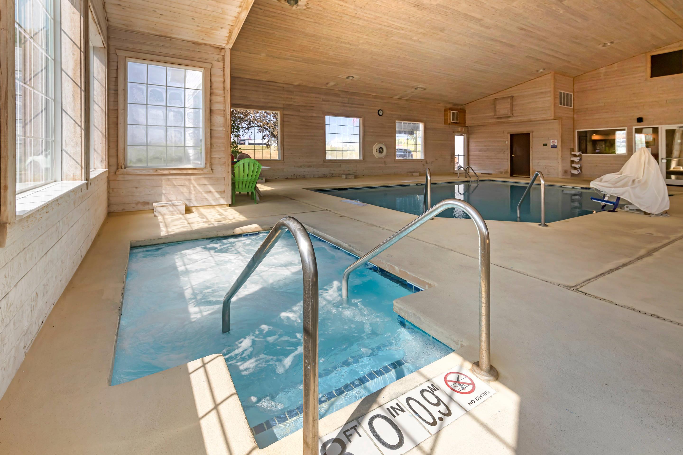 Indoor hot tub | Quality Inn & Suites Stoughton - Madison South