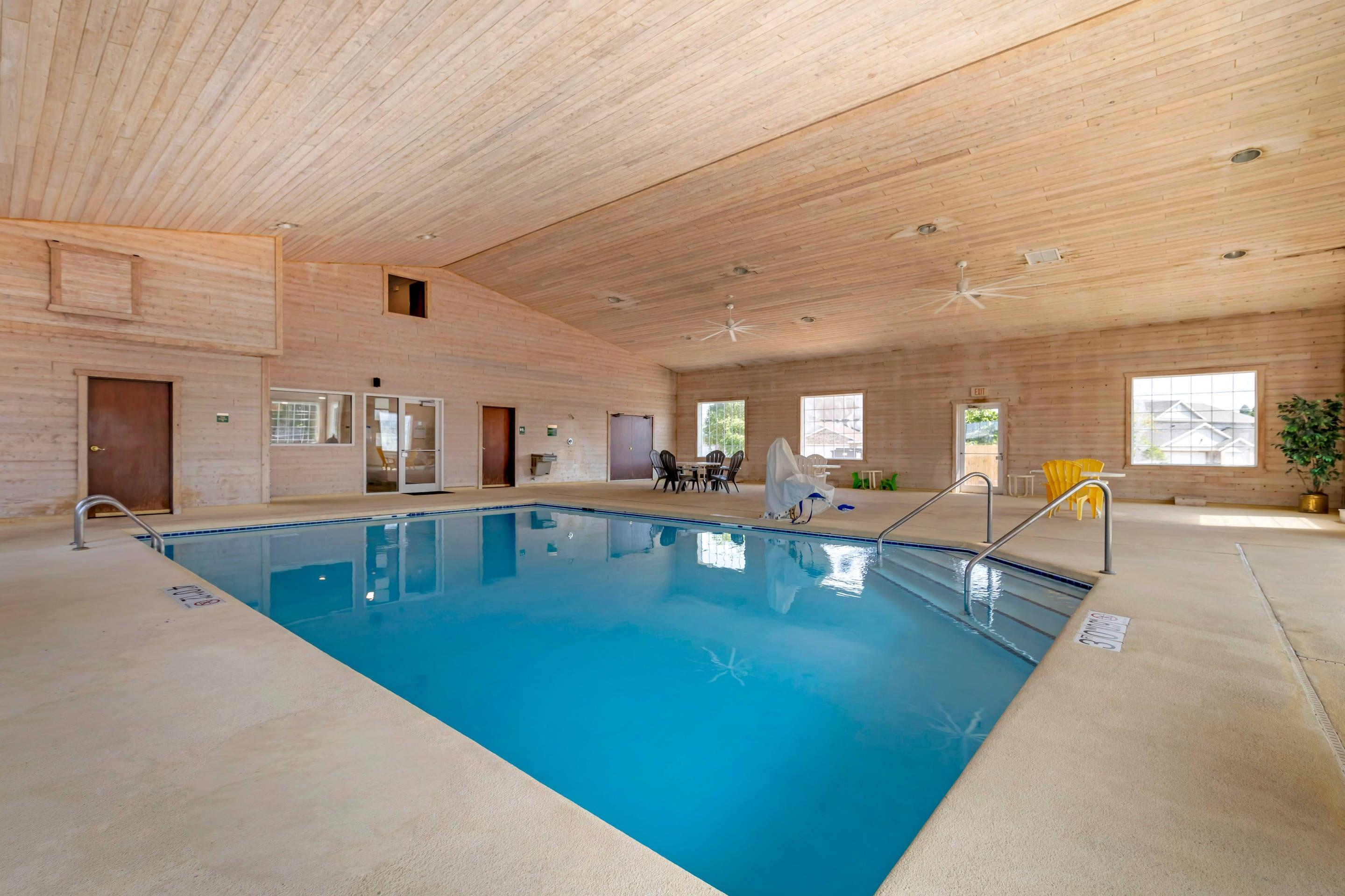 Indoor pool | Quality Inn & Suites Stoughton - Madison South
