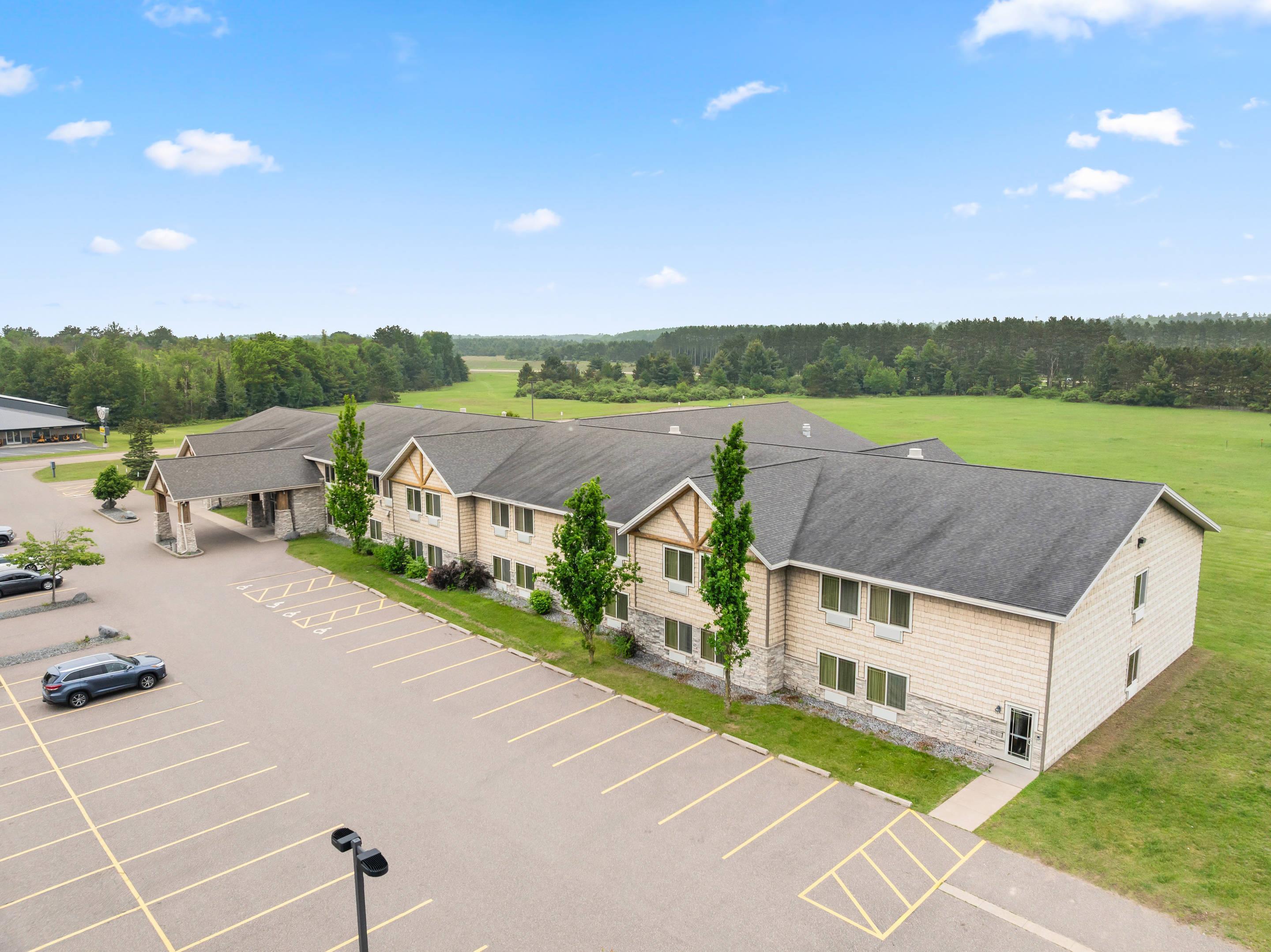 Aerial View | Rodeway Inn & Suites Tomahawk