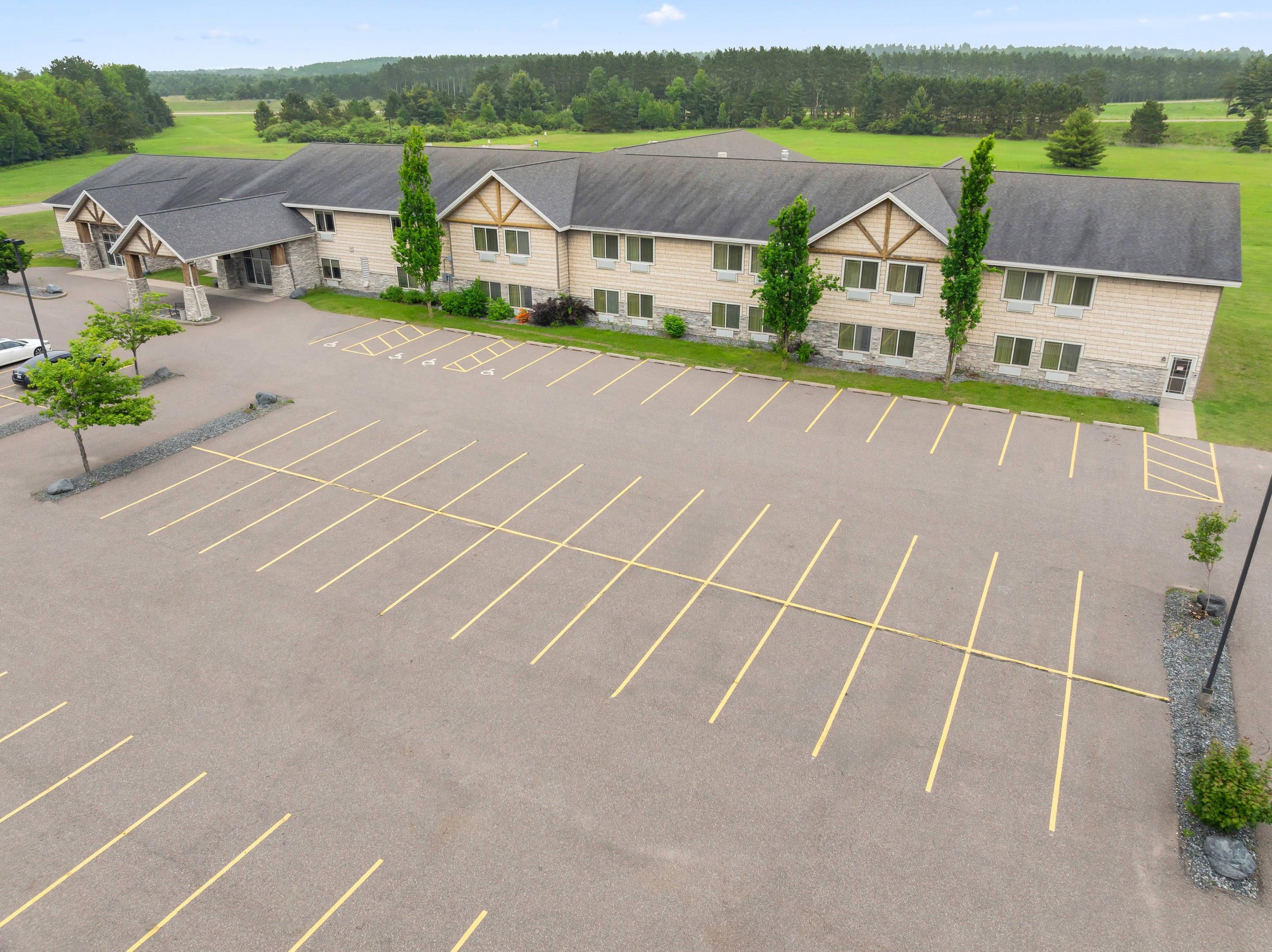 Aerial View | Rodeway Inn & Suites Tomahawk