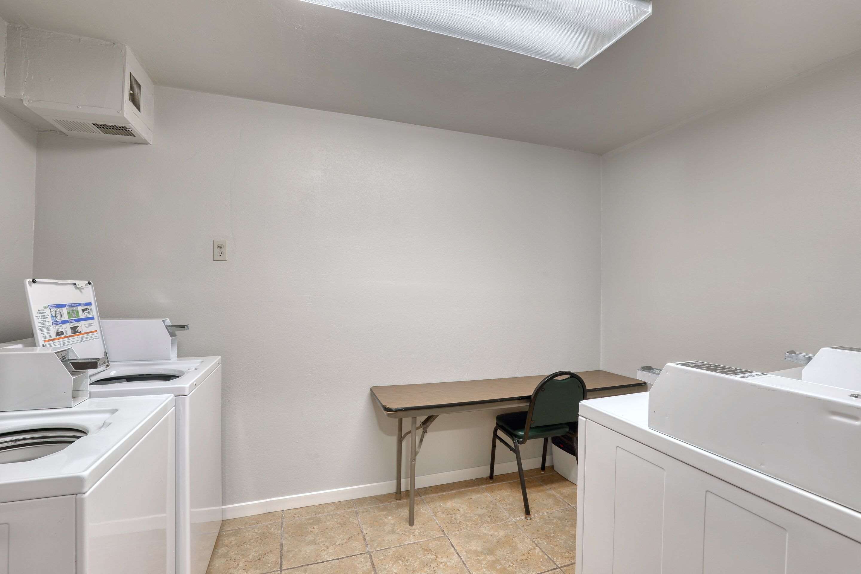 Guest laundry facilities