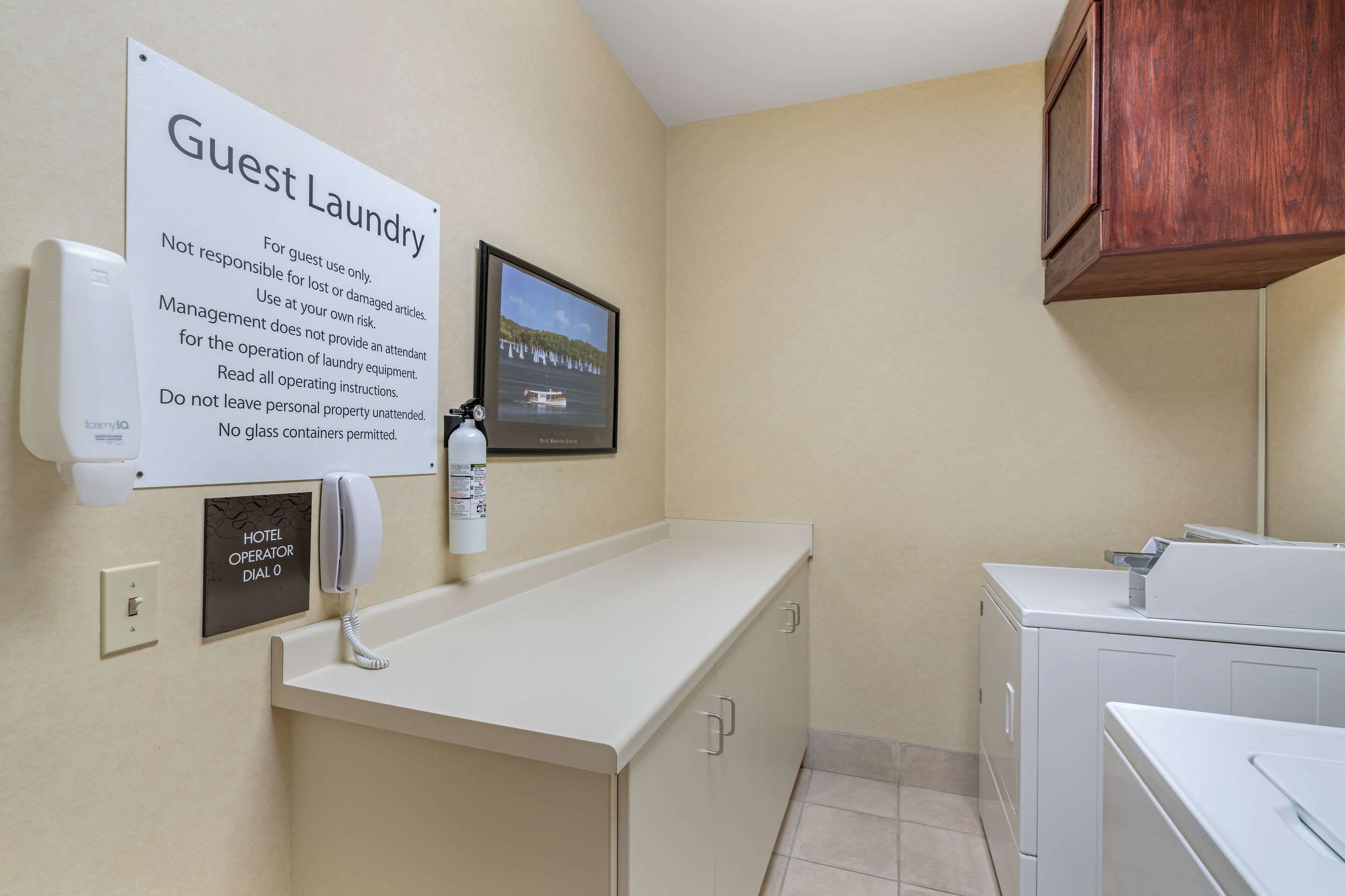 Guest laundry facilities | Comfort Suites Lake Geneva East