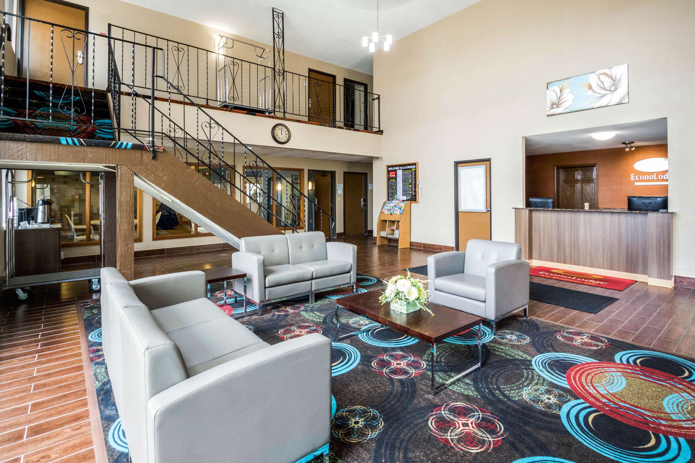 Spacious lobby