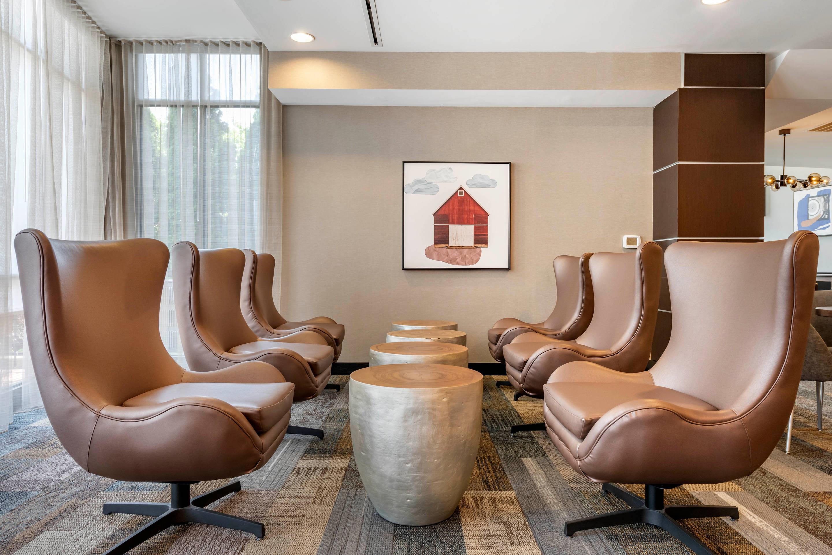 Lobby with sitting area | Cambria Hotel Madison East