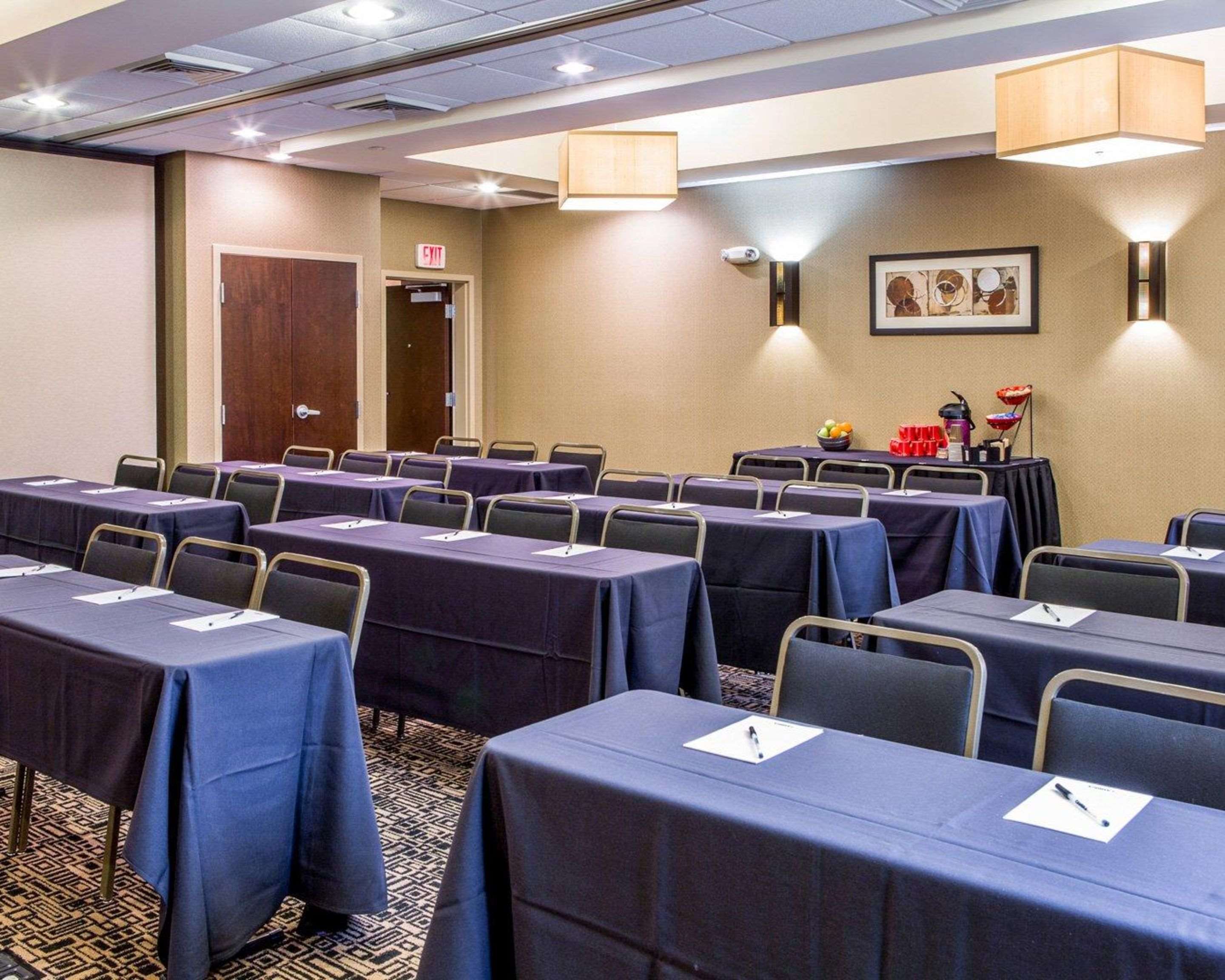 Meeting room with classroom-style setup | Cambria Hotel Appleton