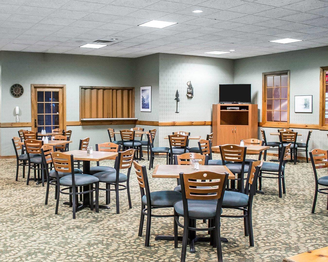 Enjoy breakfast in this spacious area