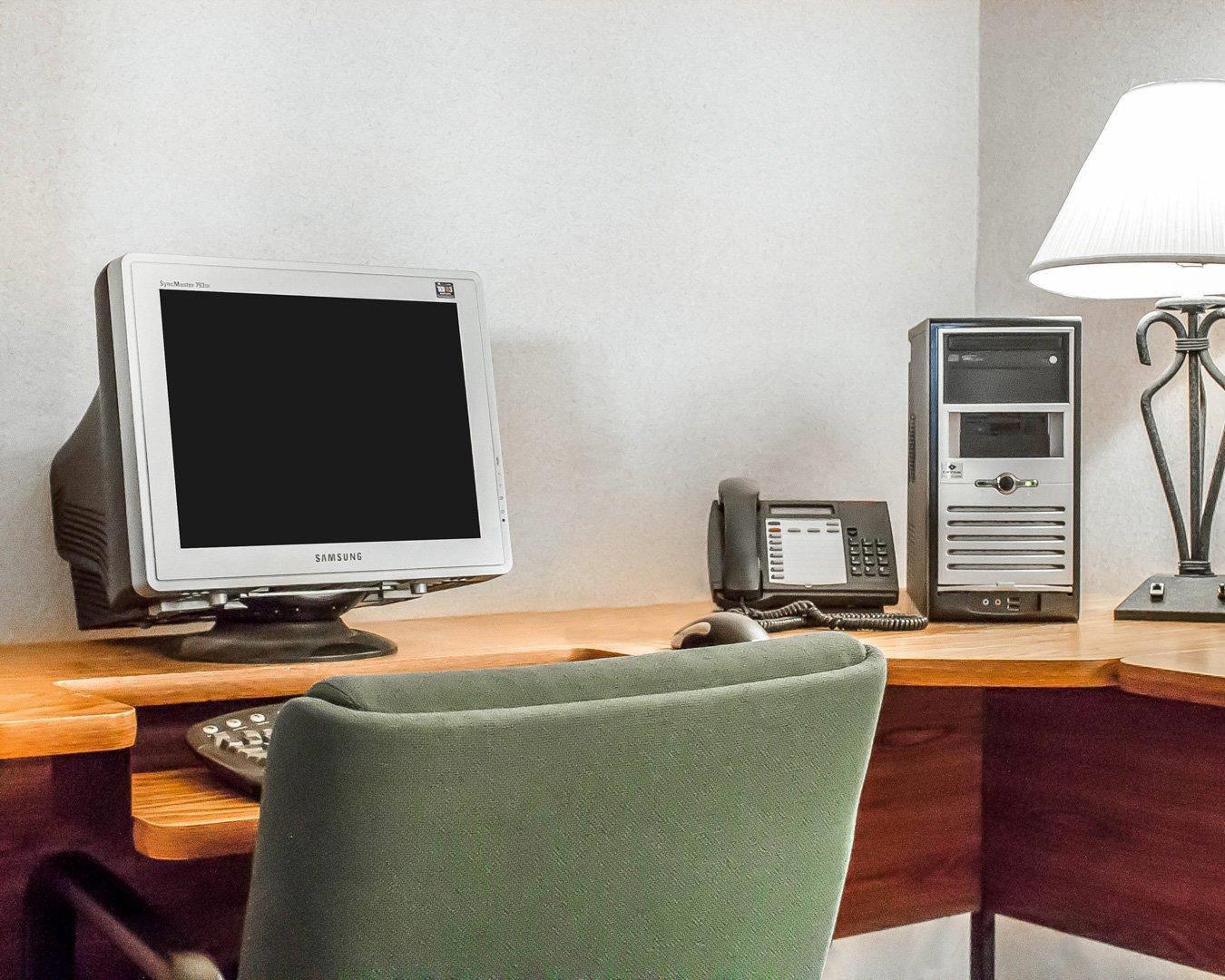 Business center with high-speed Internet access