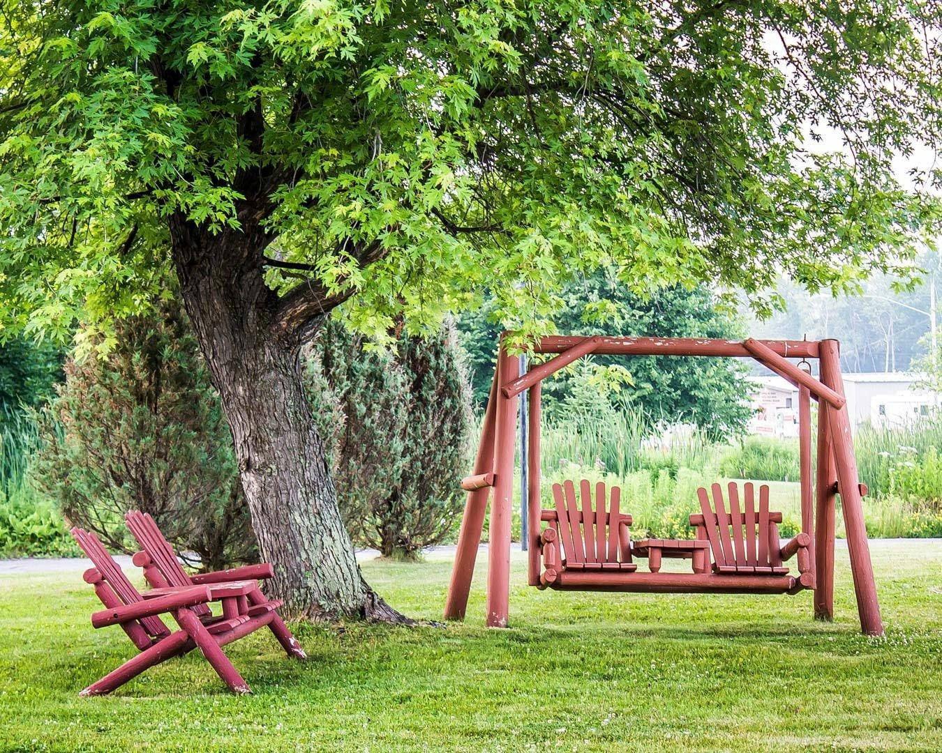 Relax on the hotel patio