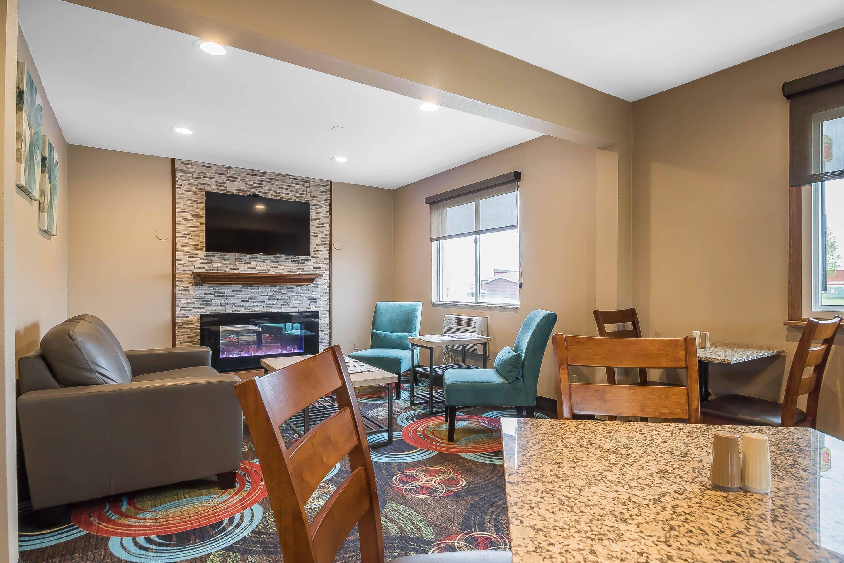 Lobby with sitting area