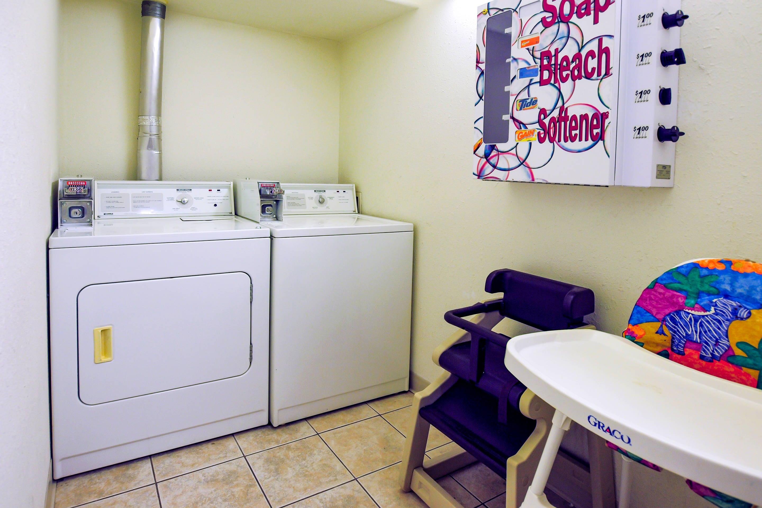Guest laundry facilities