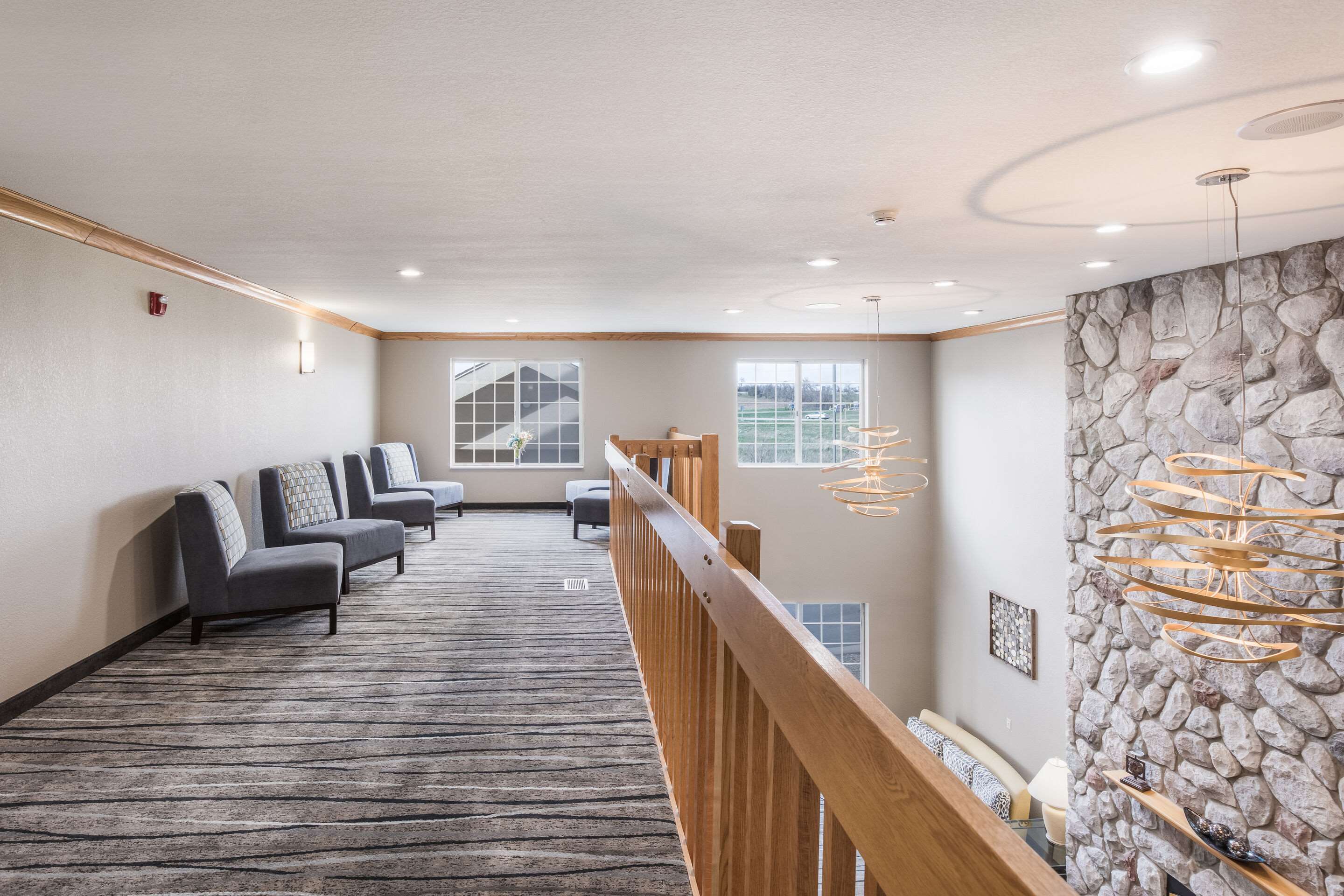 Spacious lobby with sitting area | Quality Inn & Suites Lodi