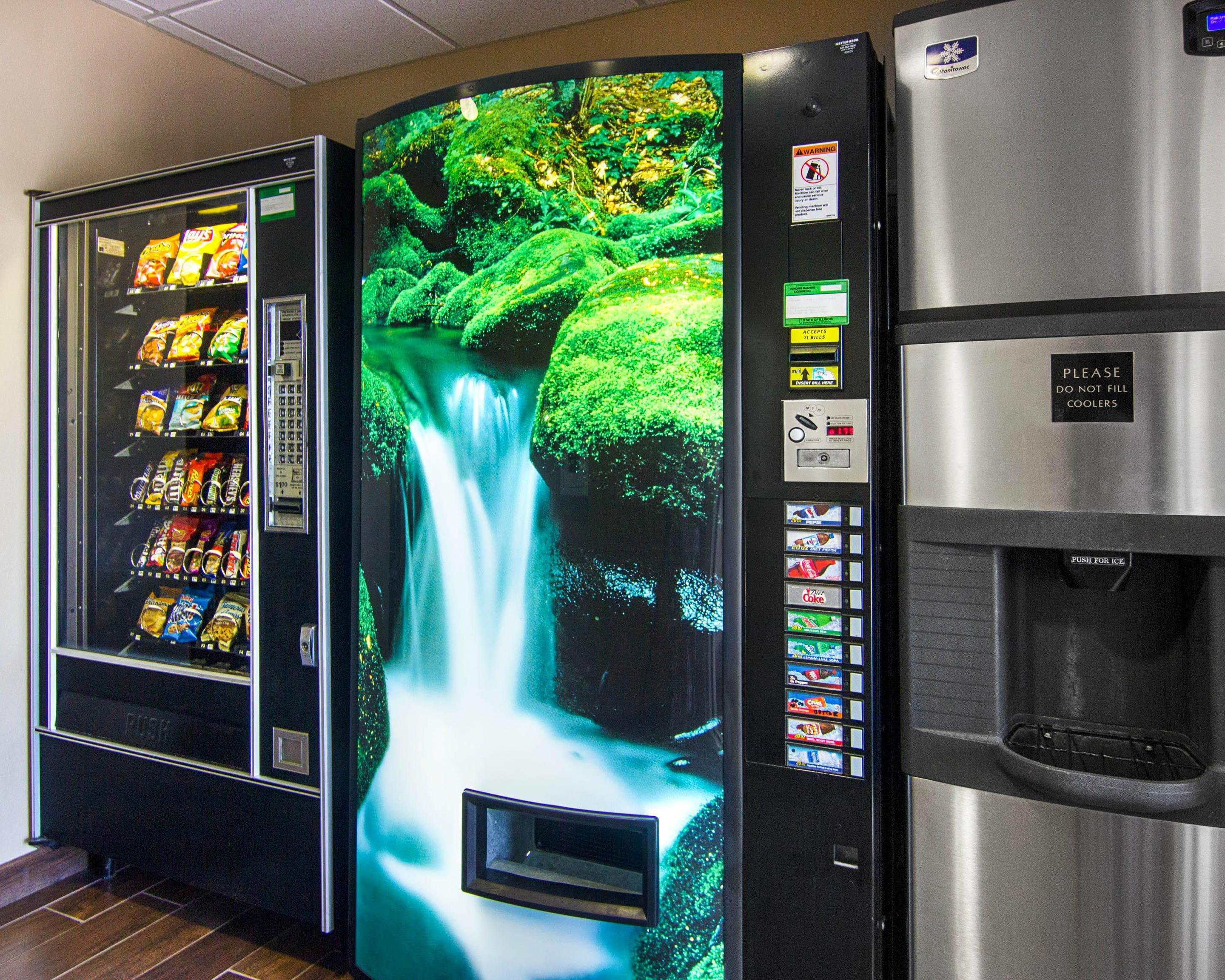 Hotel vending areas
