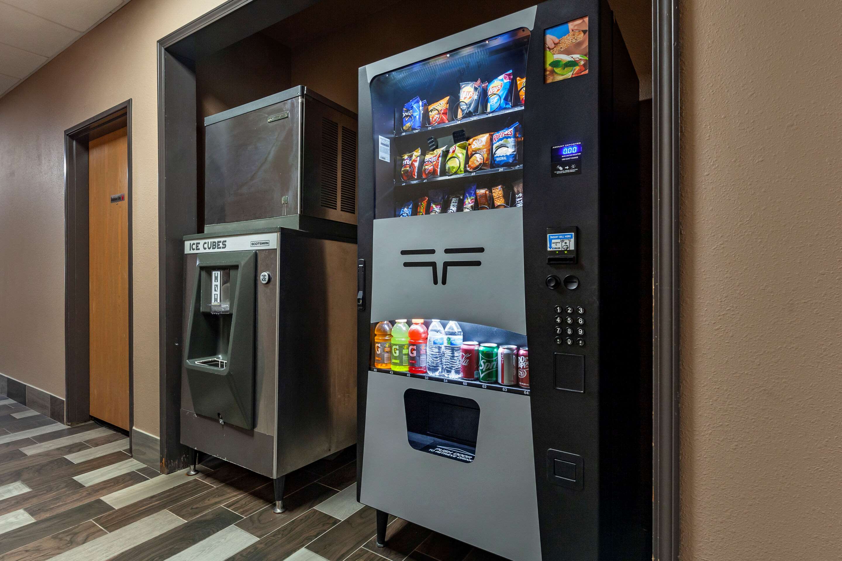 Hotel vending area