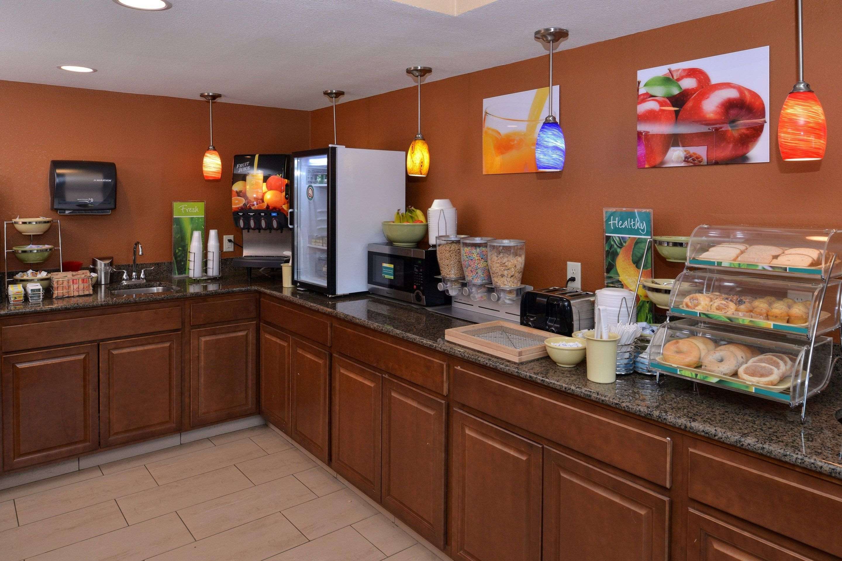 Breakfast area in the lobby | Quality Inn