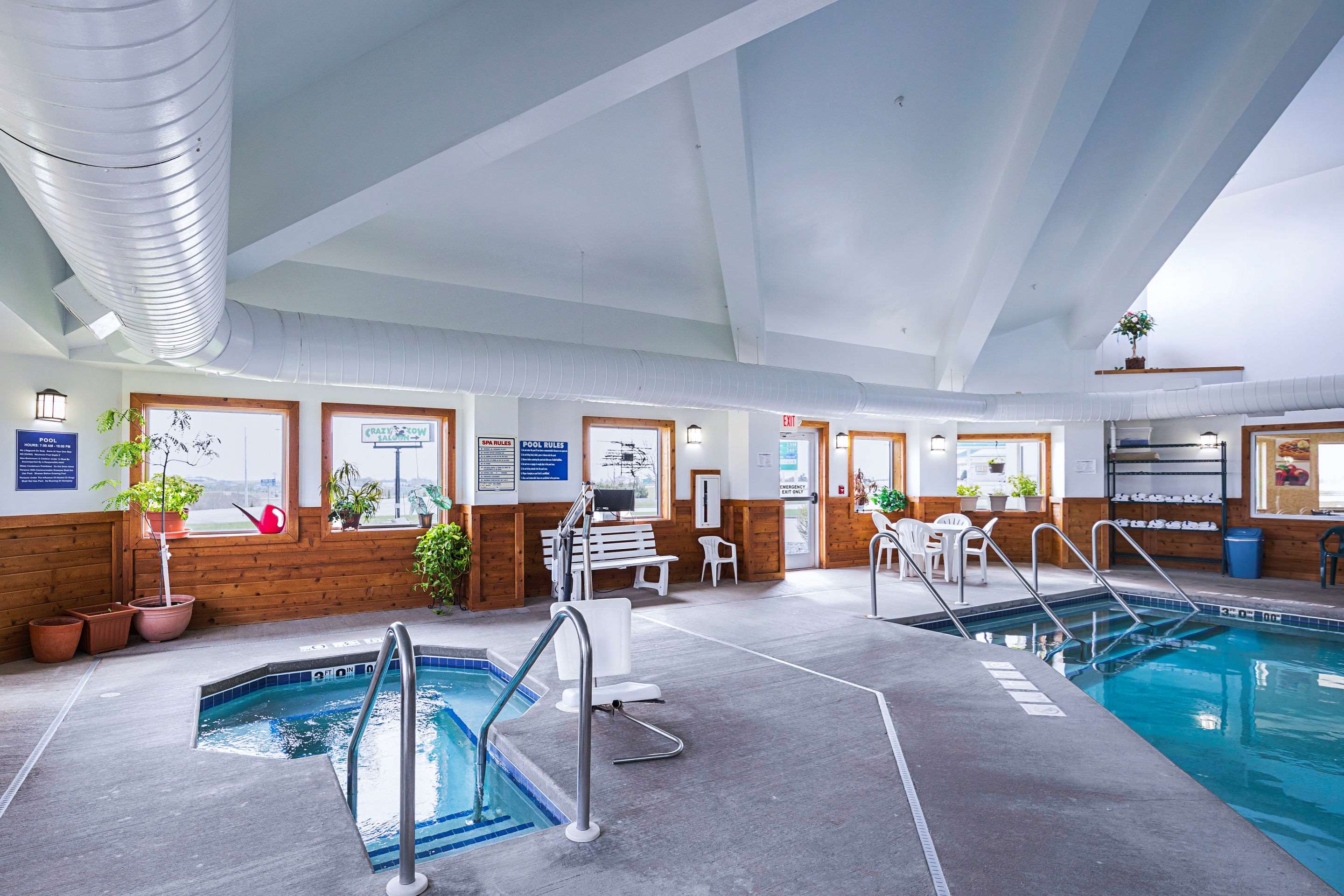Indoor heated pool