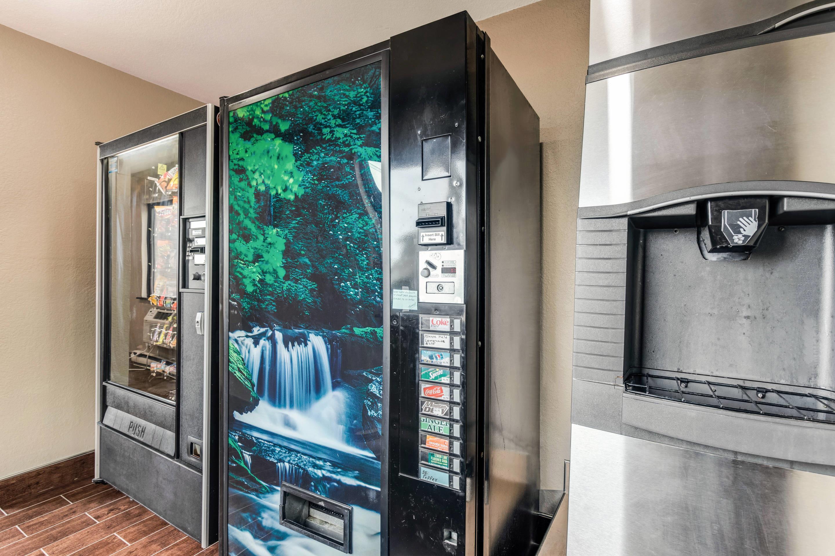 Hotel vending area