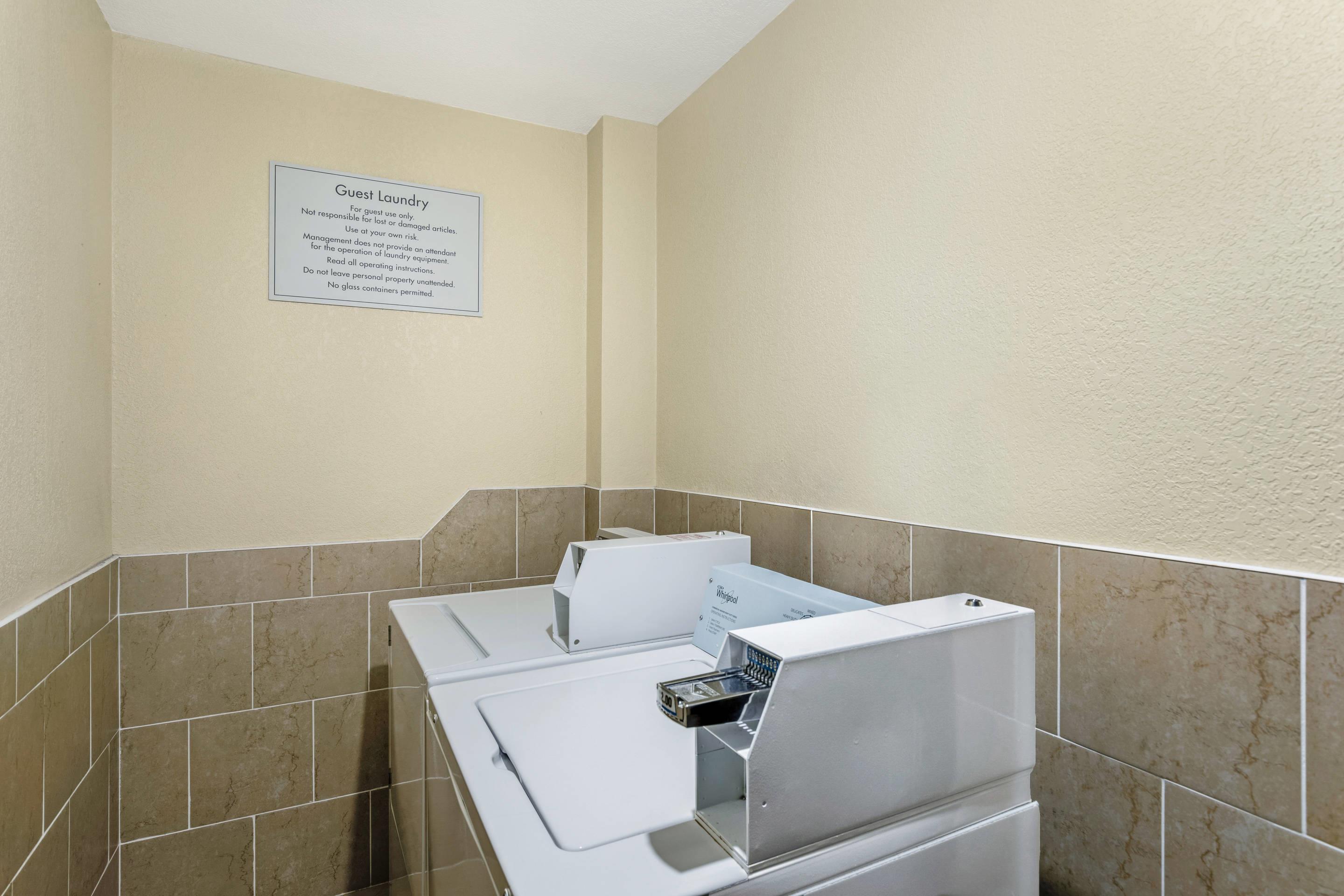 Guest laundry facilities