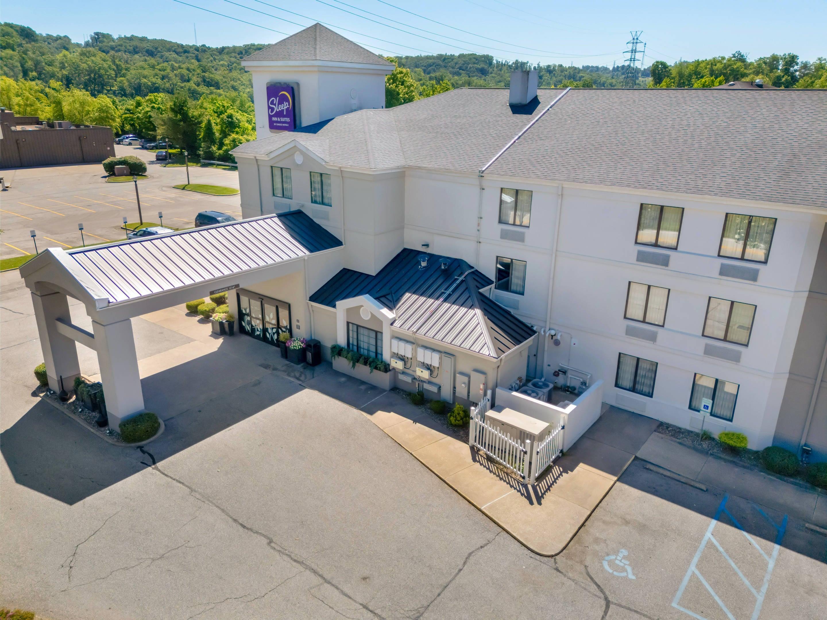 Aerial View | Sleep Inn & Suites Cross Lanes - South Charleston