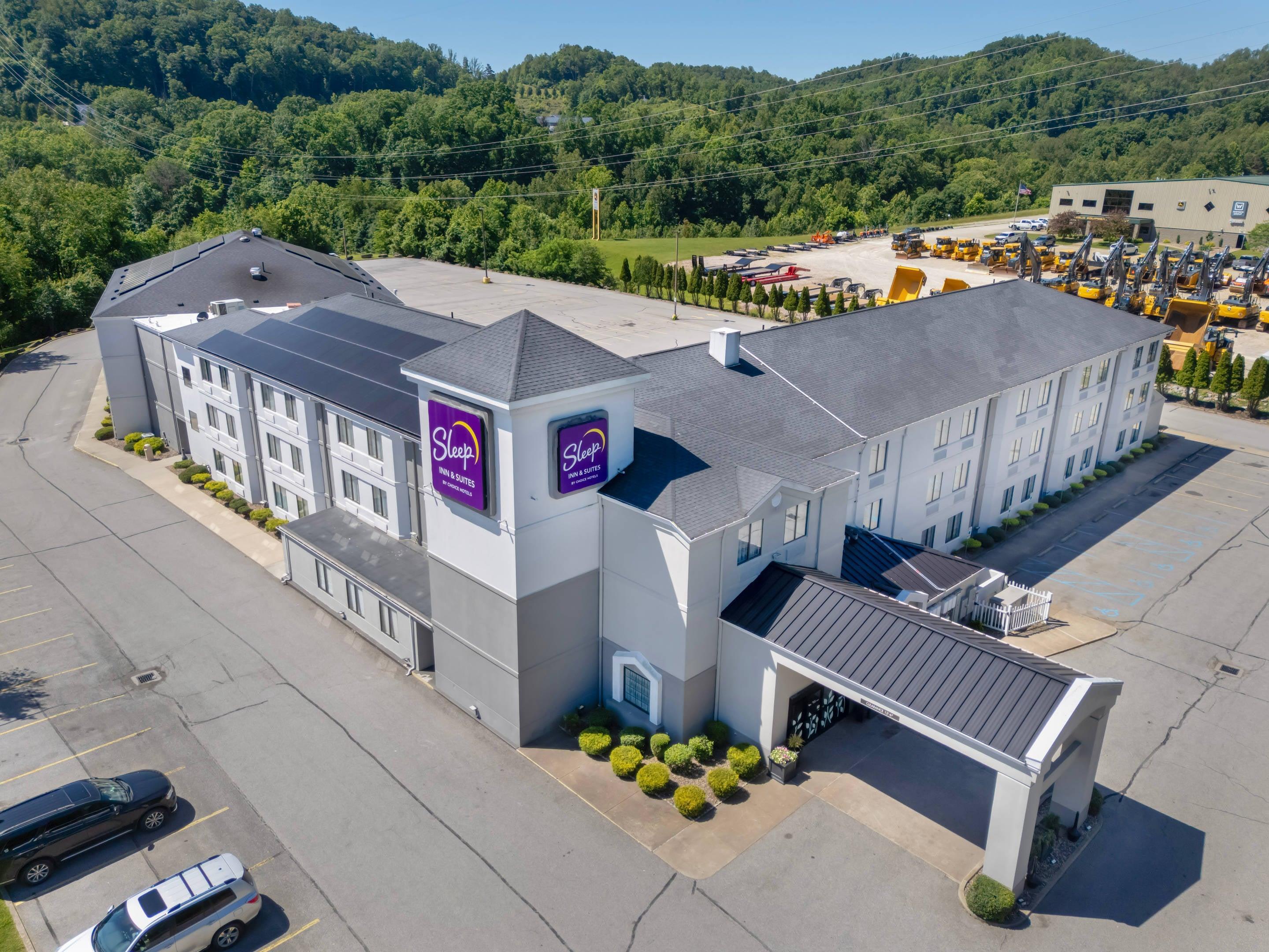 Aerial View | Sleep Inn & Suites Cross Lanes - South Charleston