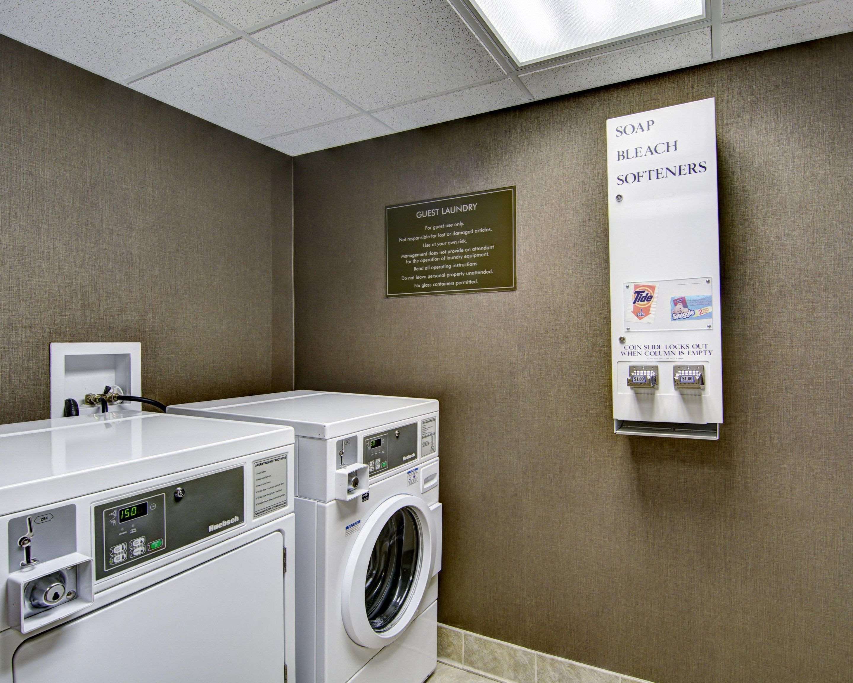 Guest laundry facilities
