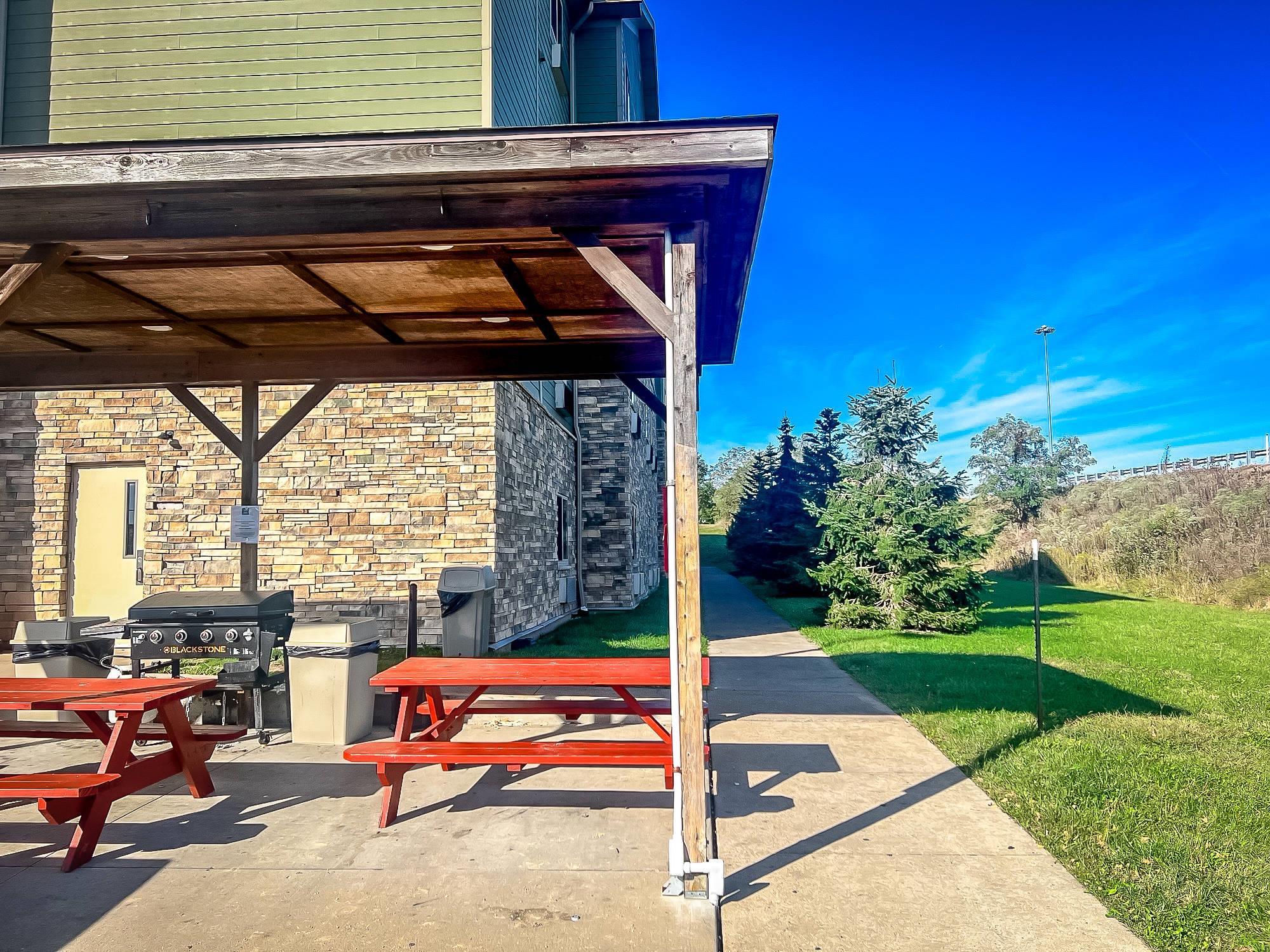 Hotel patio