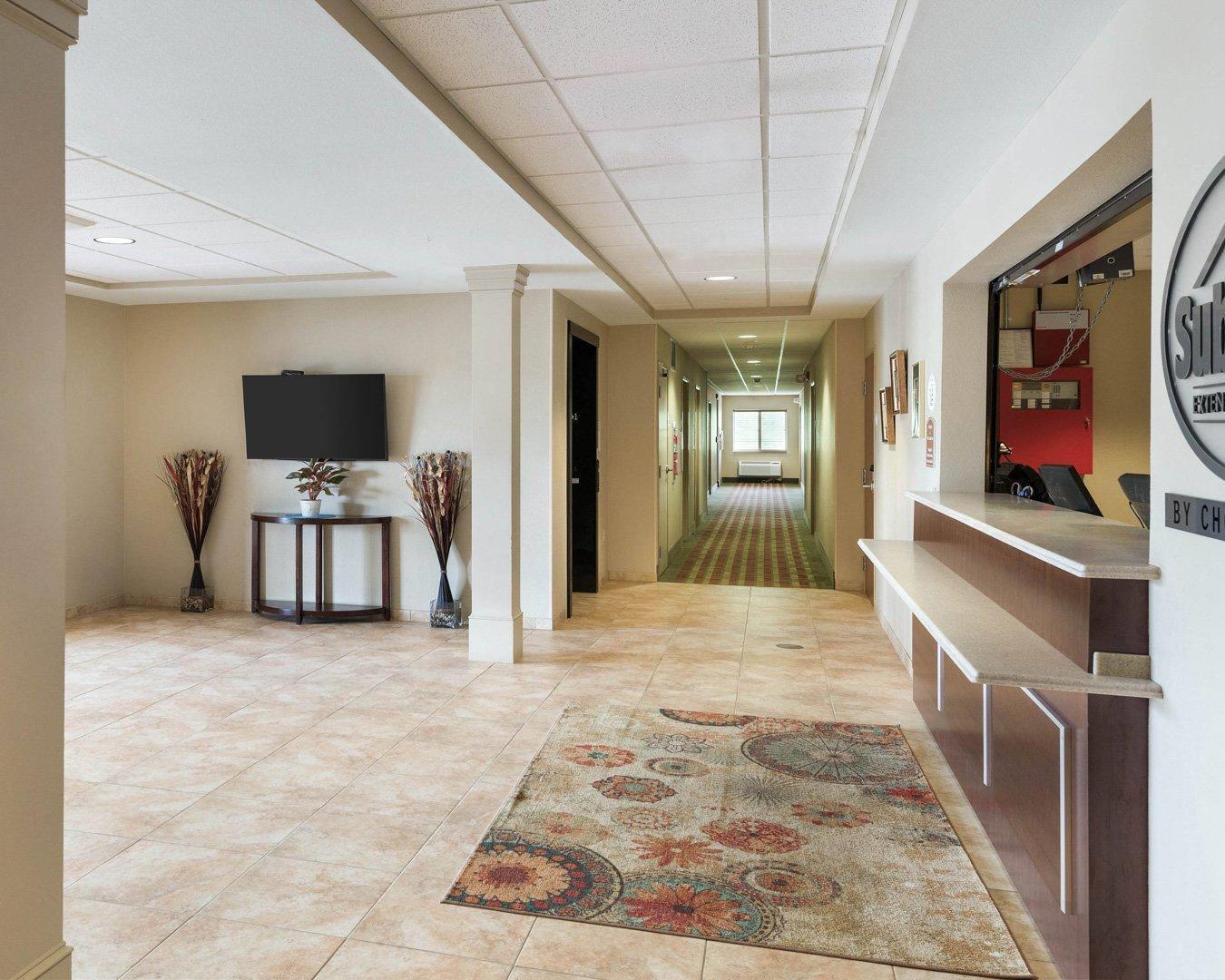 Spacious lobby