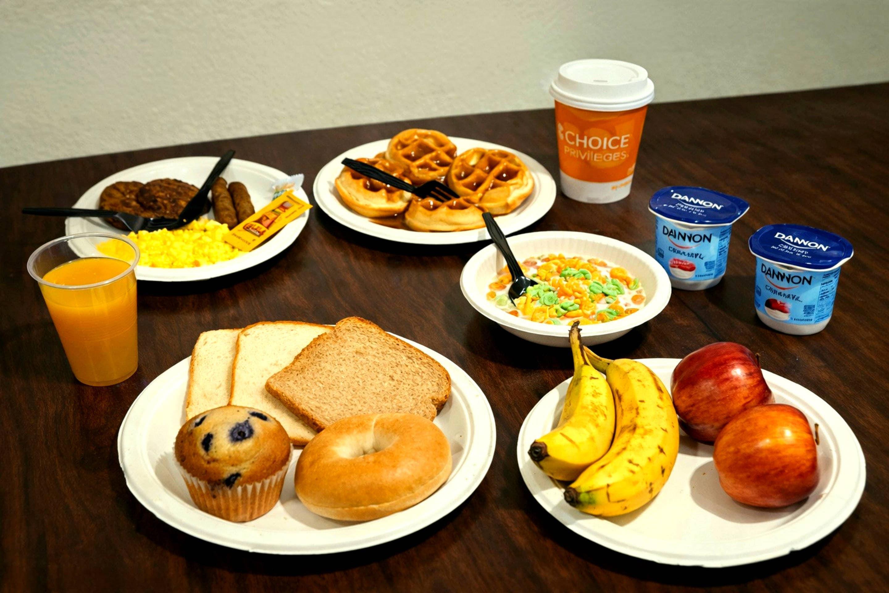 Assorted breakfast items | Quality Inn