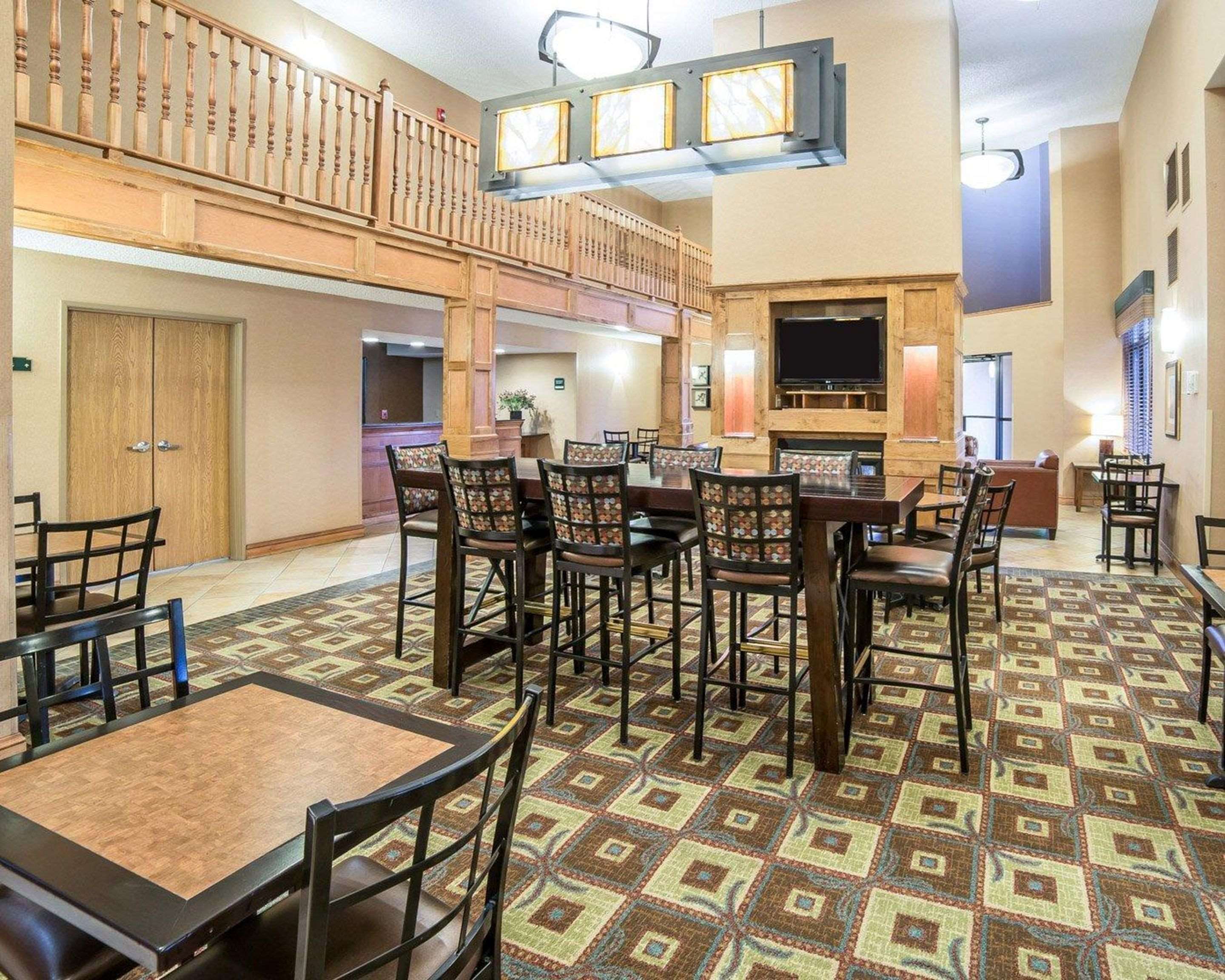 Breakfast area in the lobby | Quality Inn & Suites Casper near Event Center