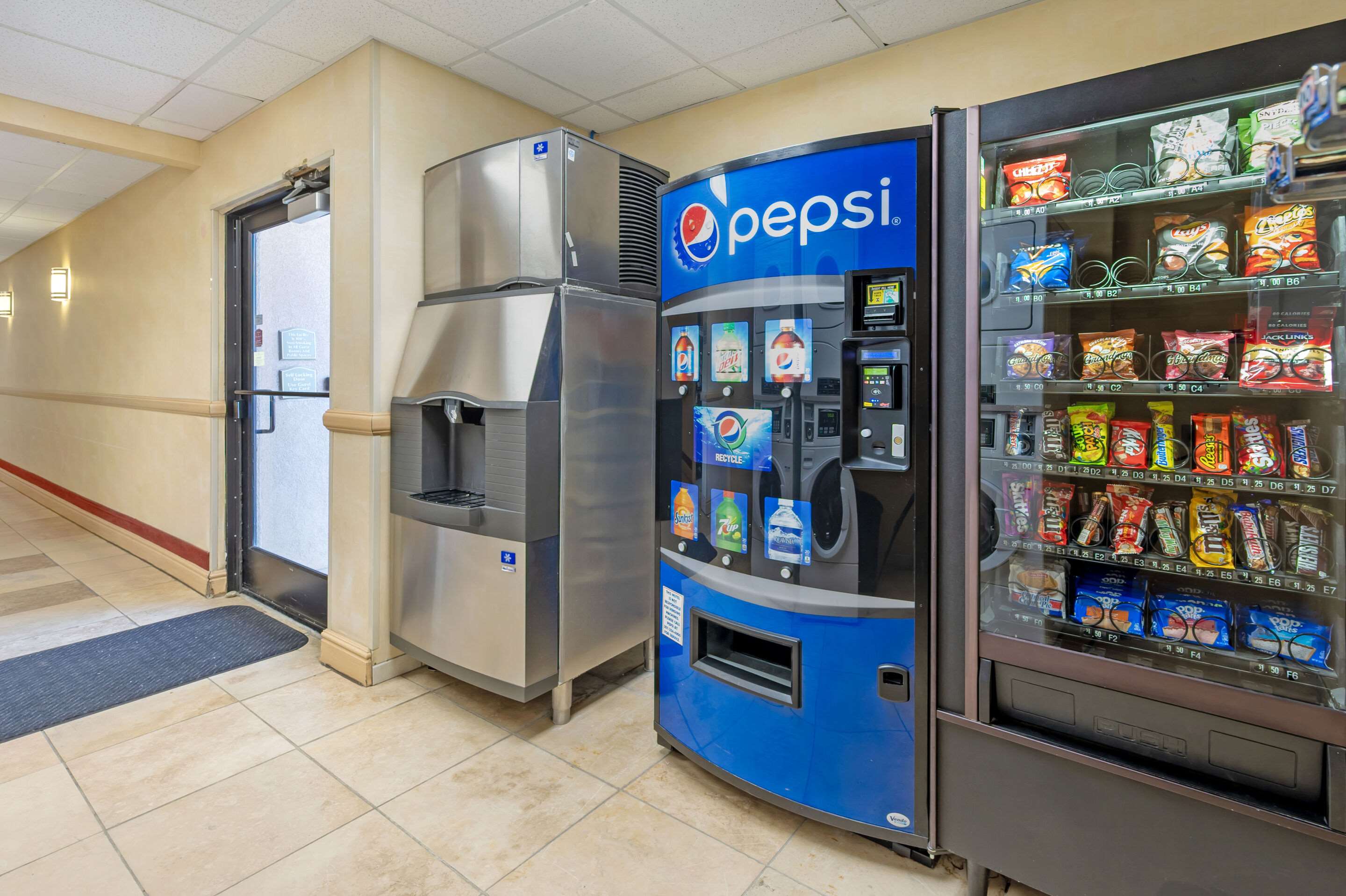 Hotel vending area