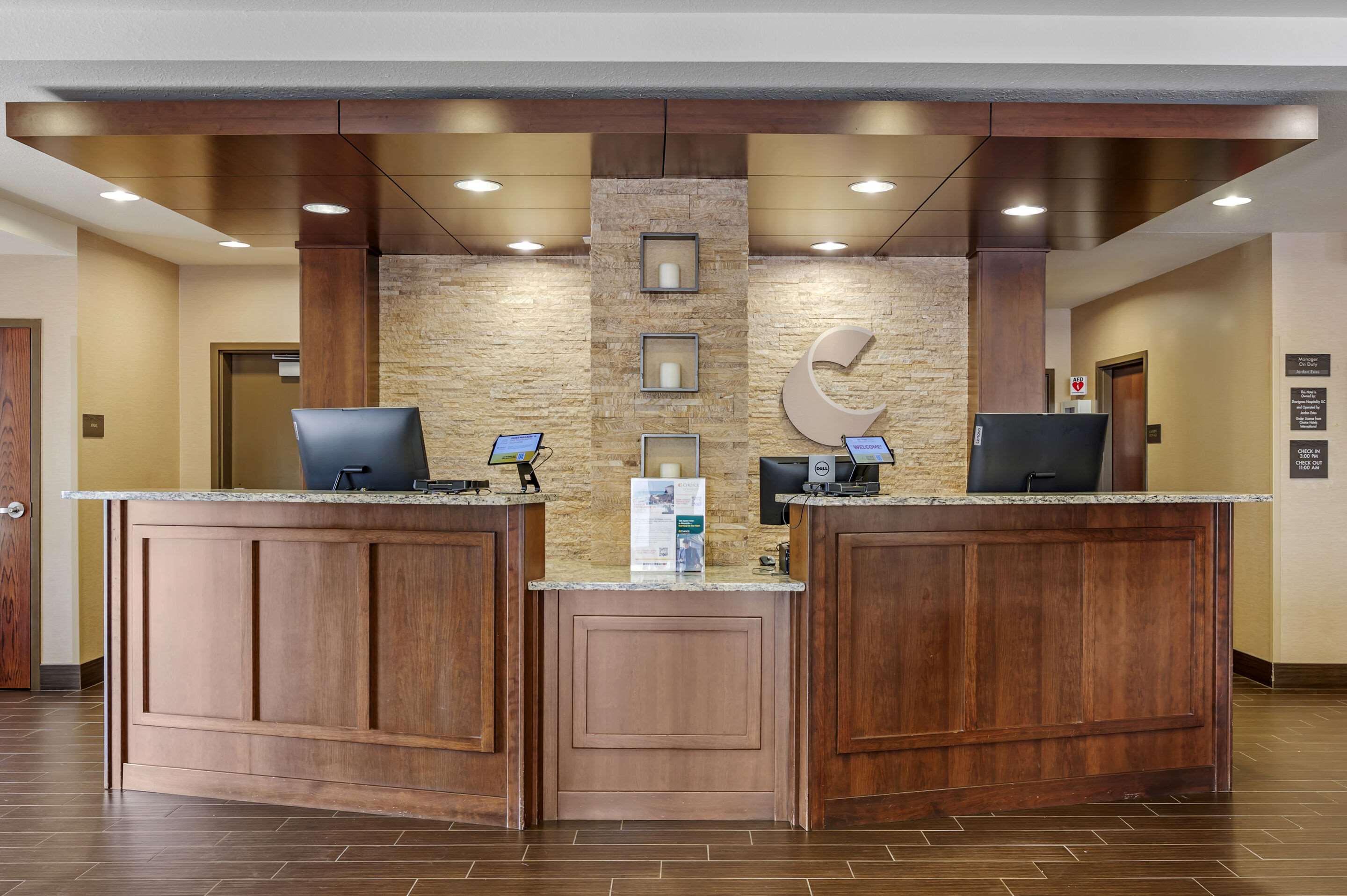 Front desk with friendly staff | Comfort Inn & Suites