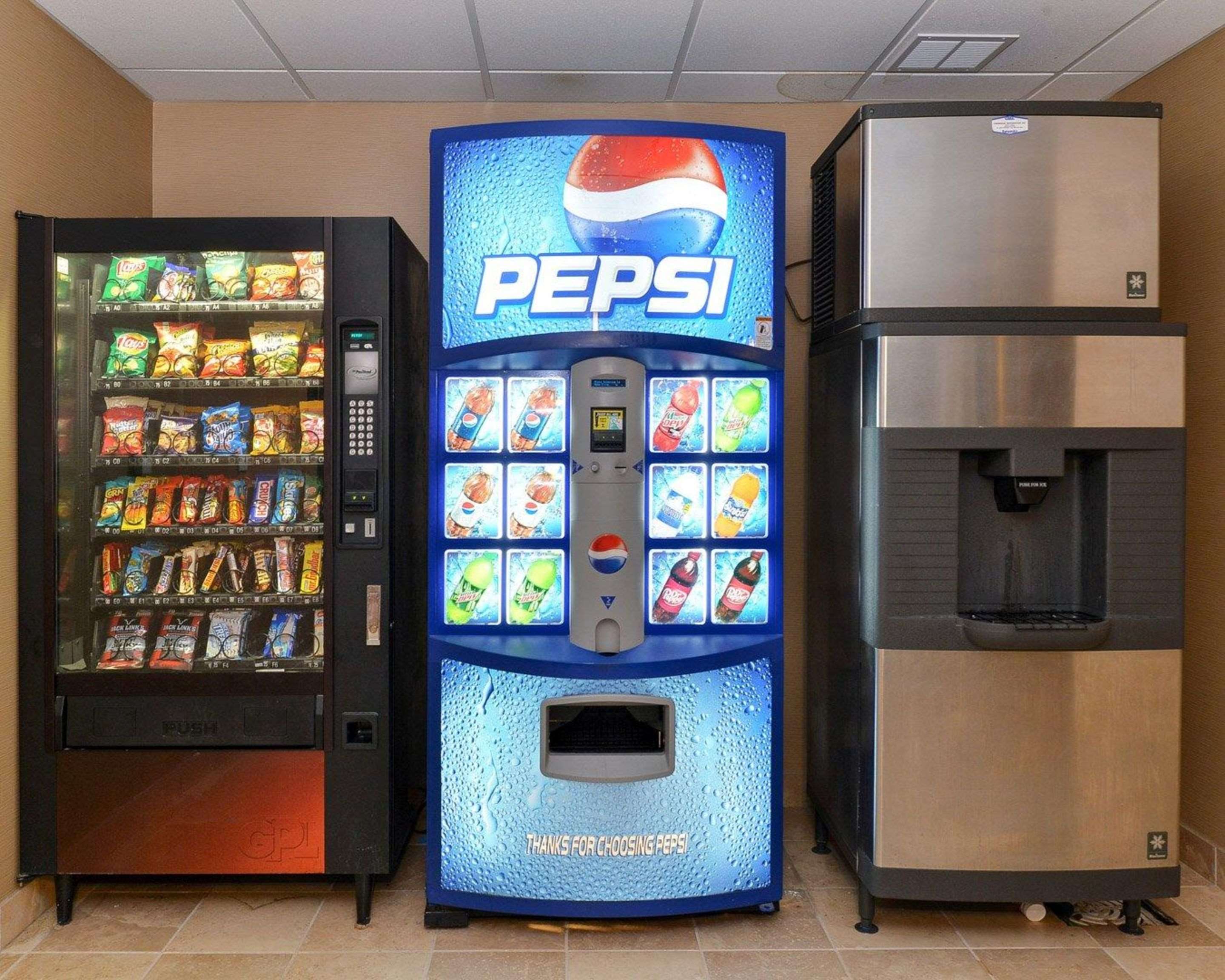 Hotel vending areas