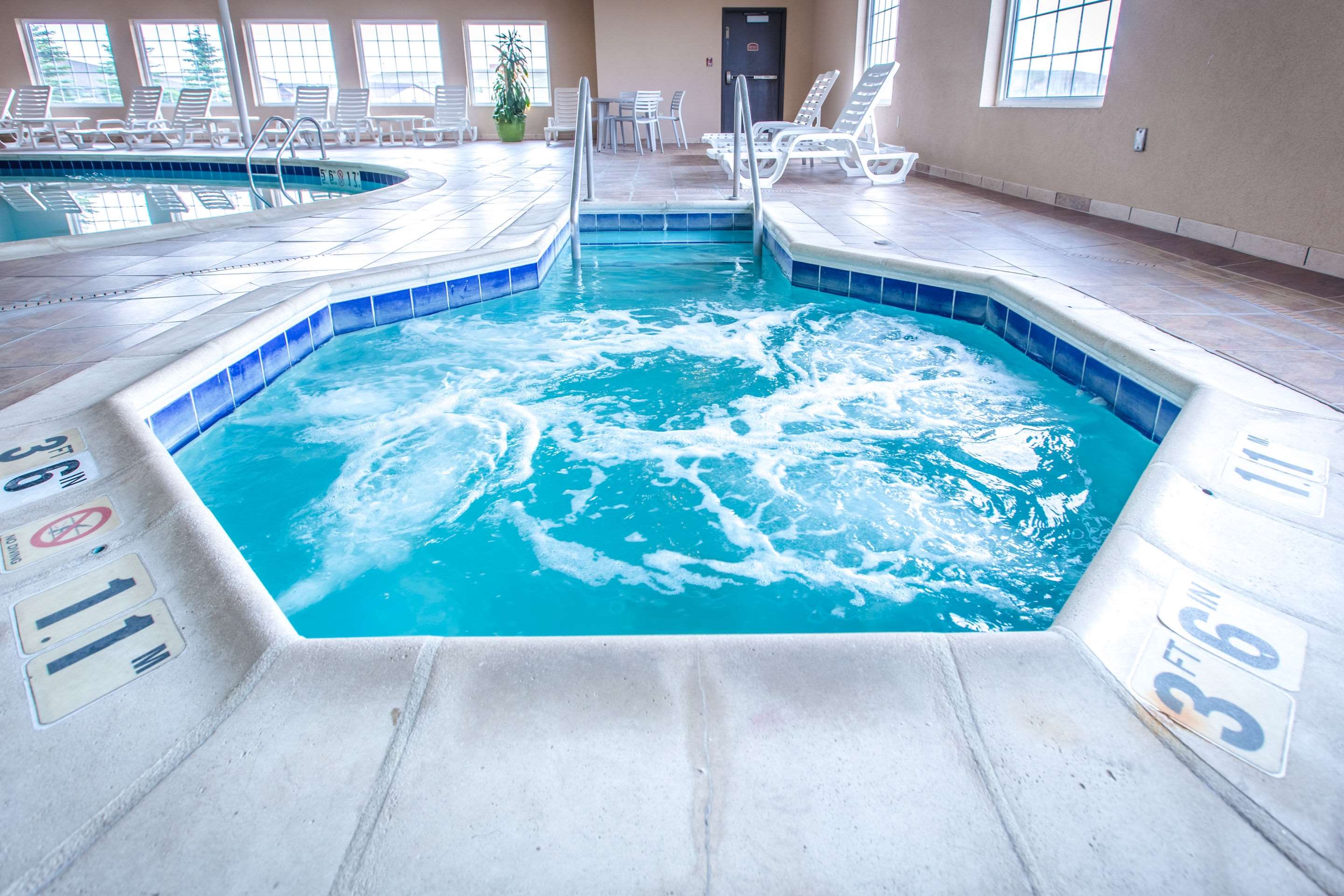 Relax in the hot tub