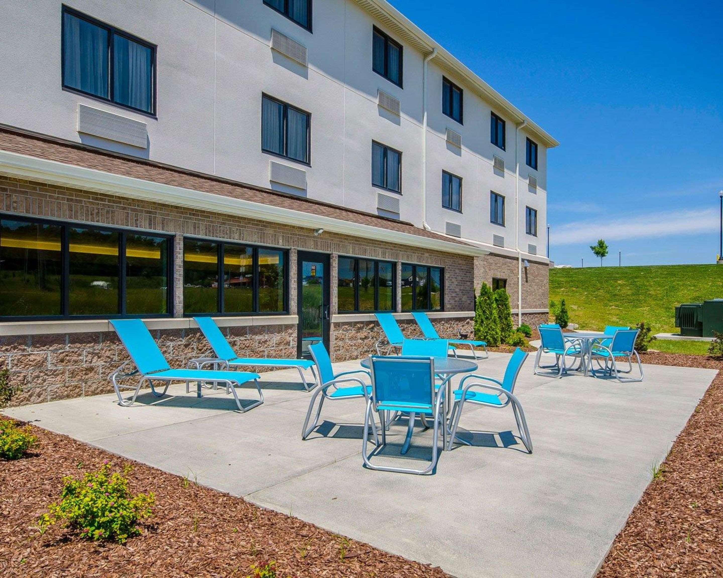 Relaxing patio area