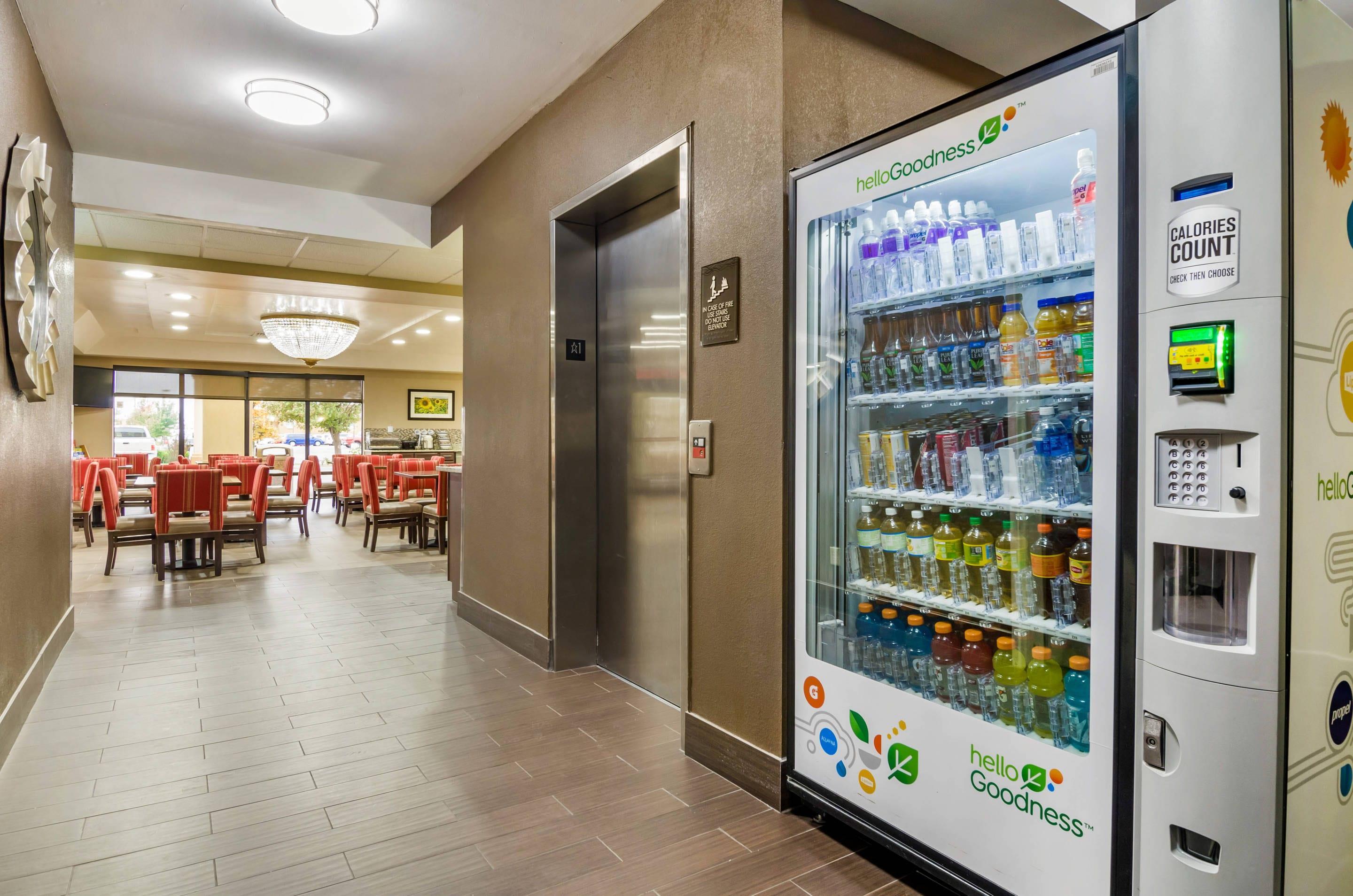 Hotel vending area