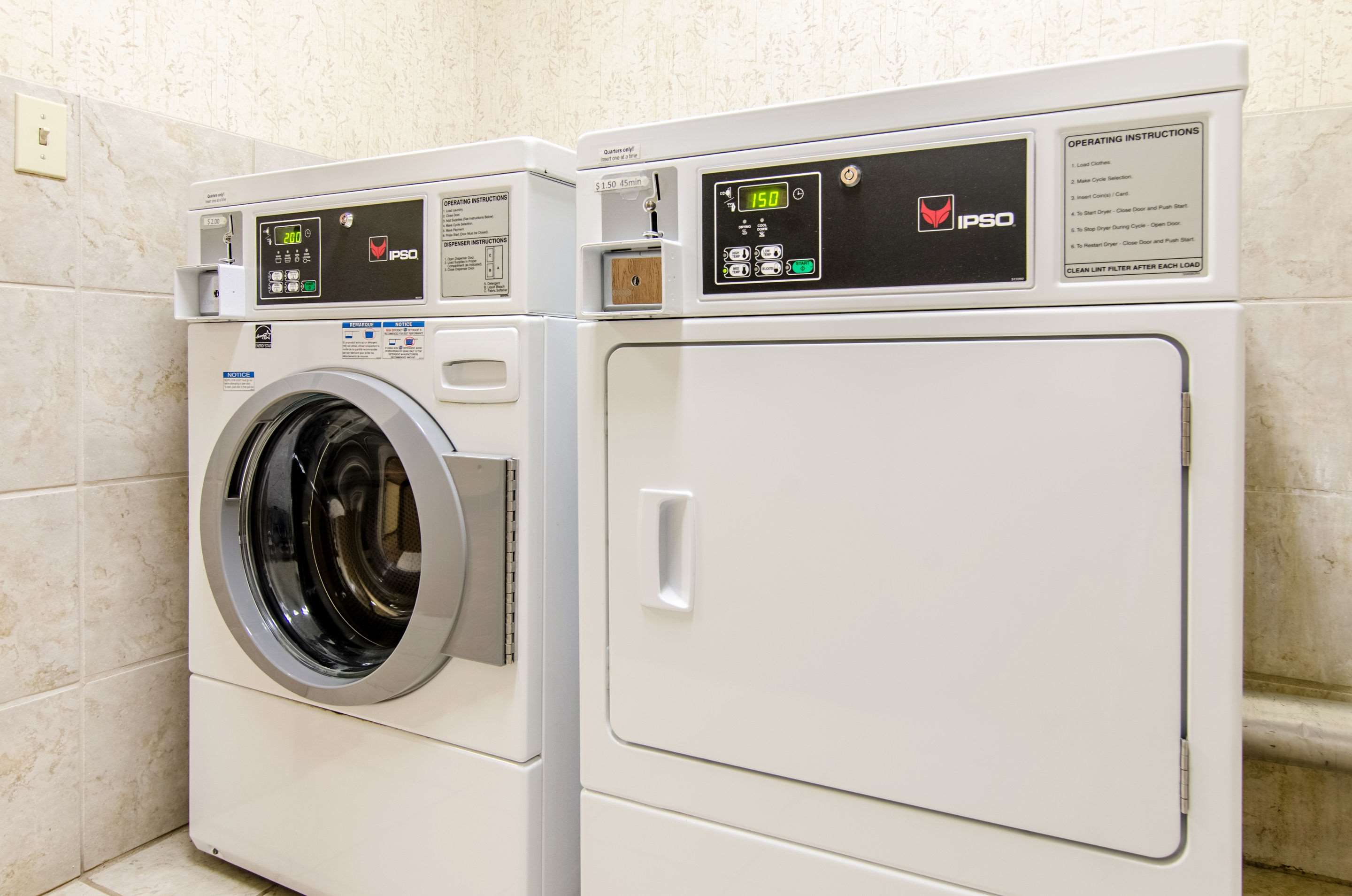 Guest laundry facilities