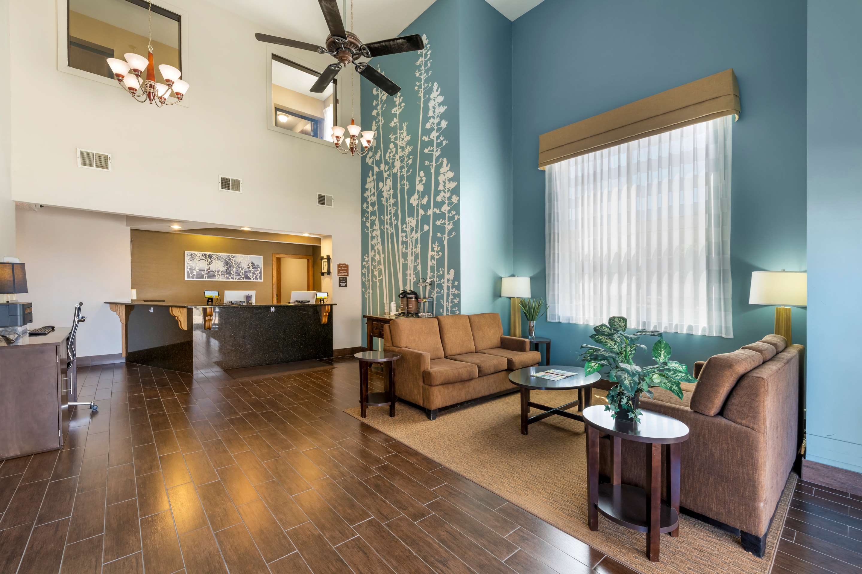Spacious lobby | Sleep Inn & Suites Hays I-70