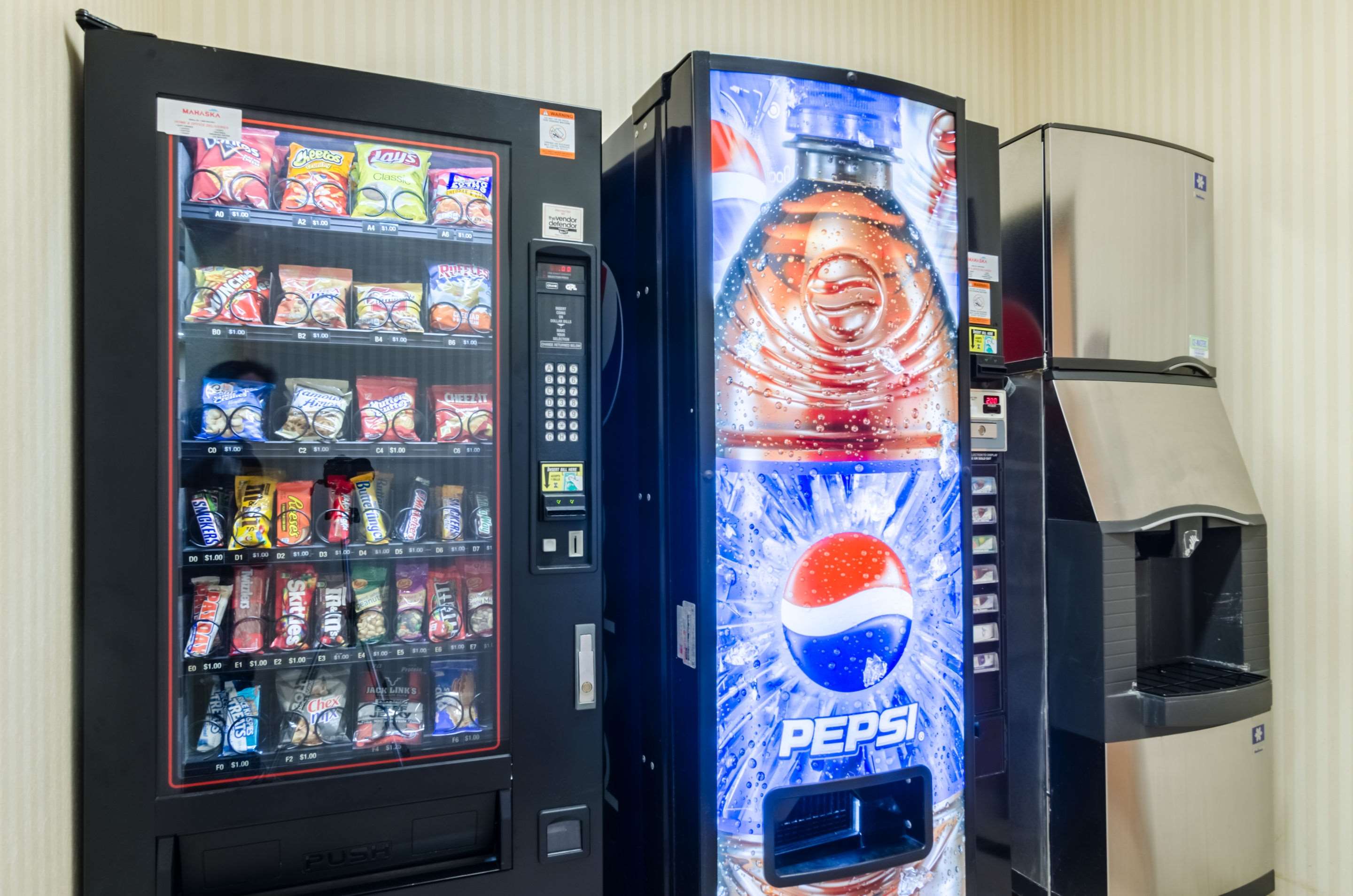 Hotel vending area