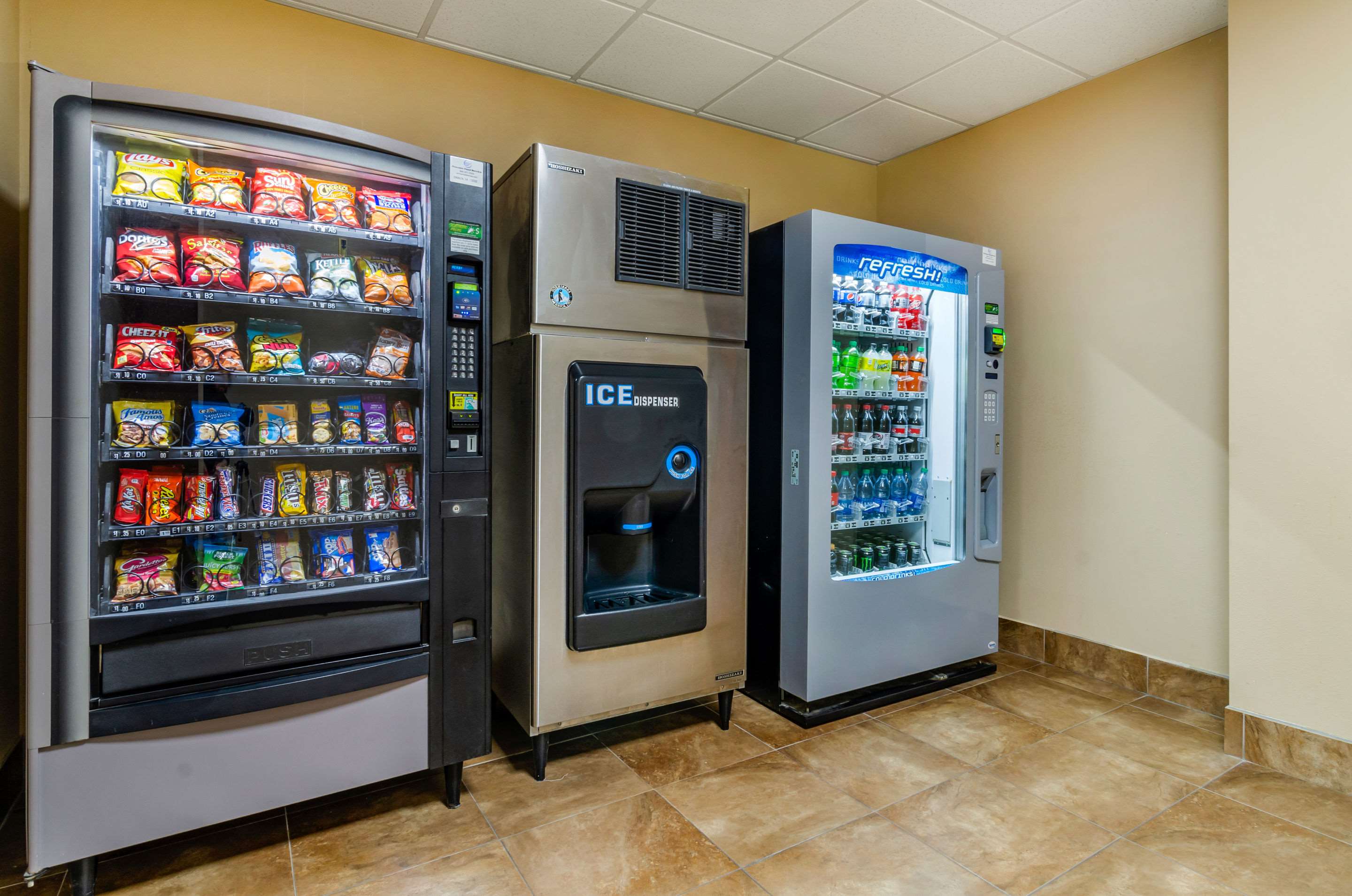 Hotel vending area