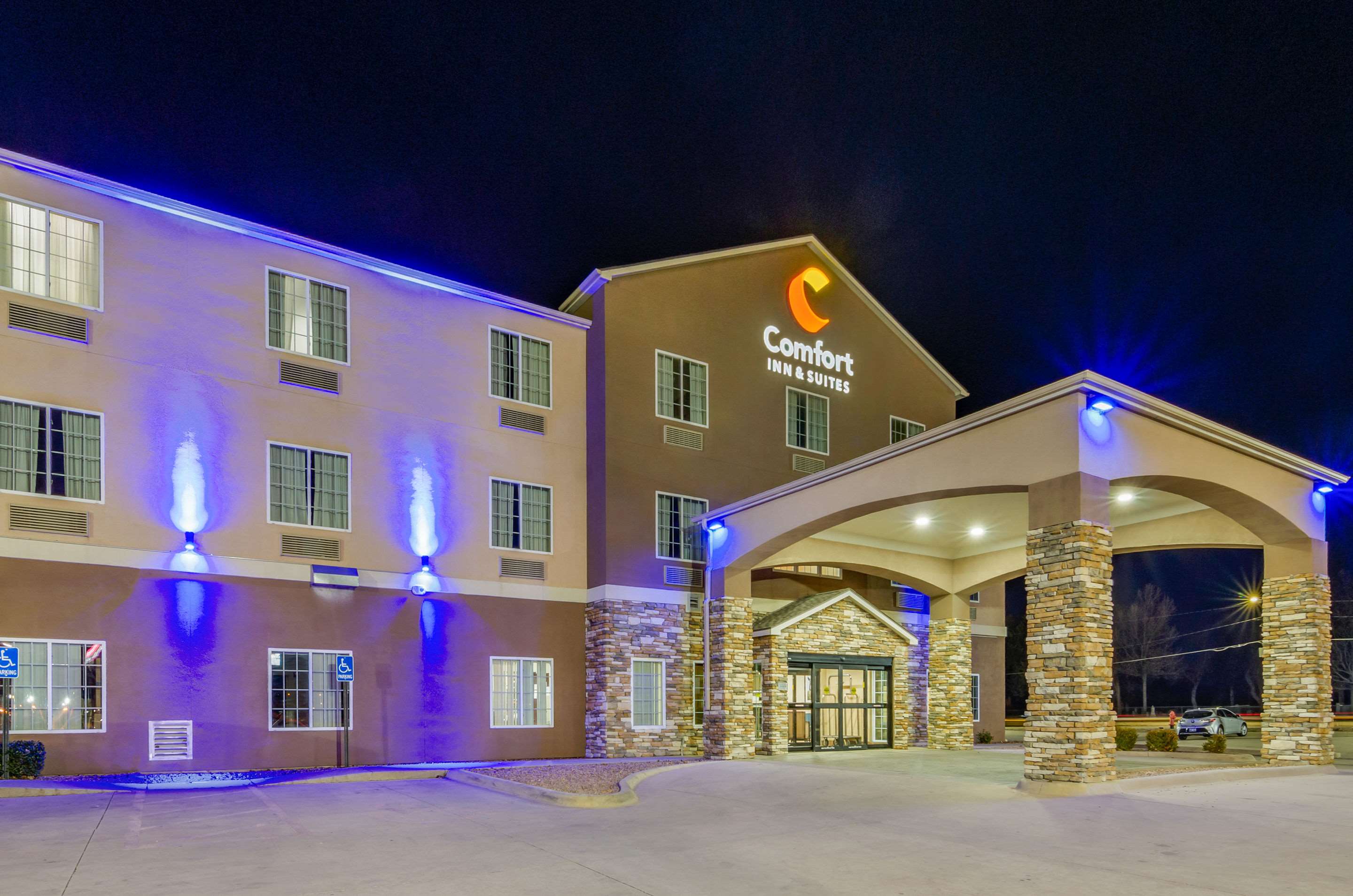 Hotel at night