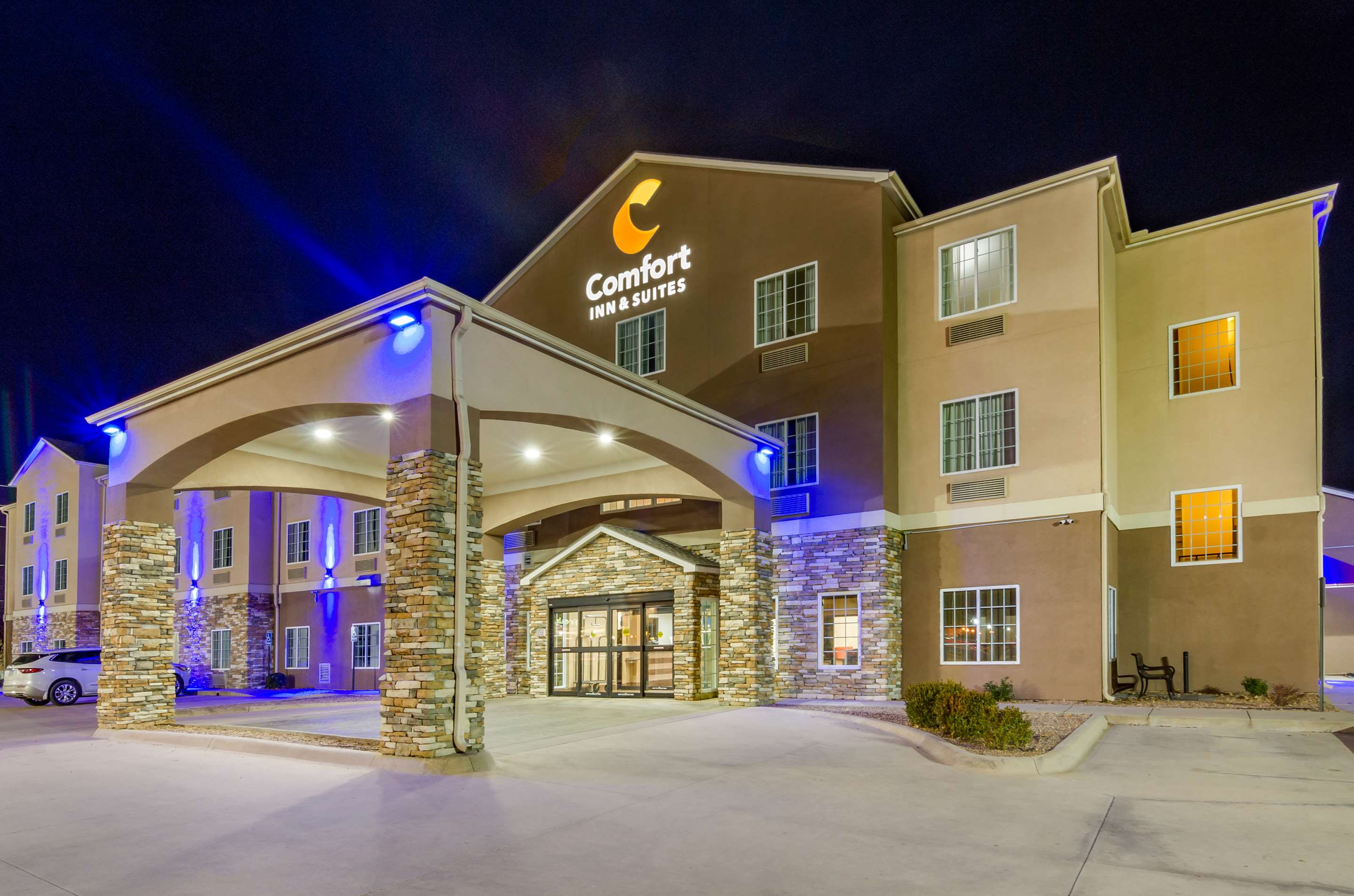Hotel at night
