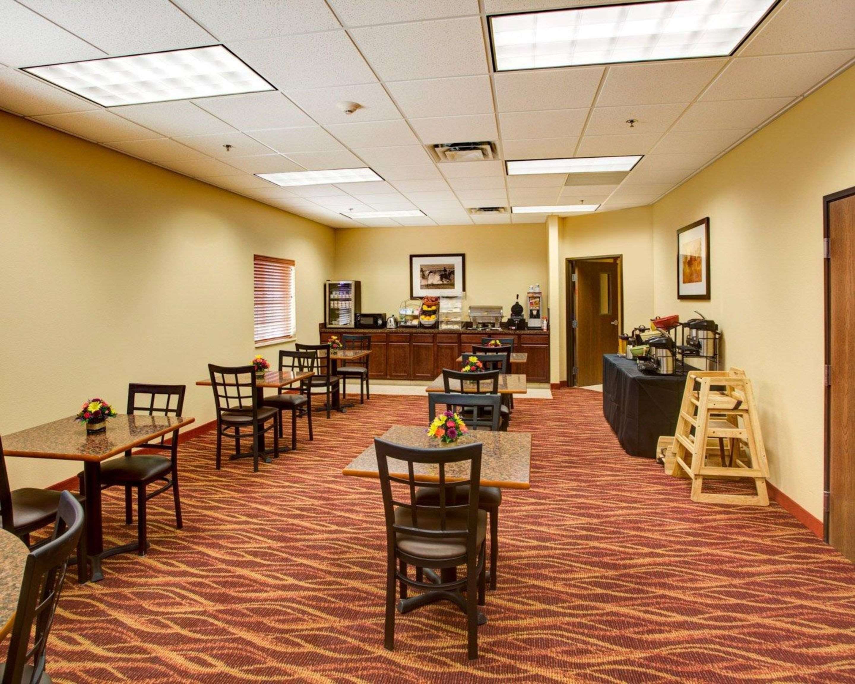 Enjoy breakfast in this seating area
