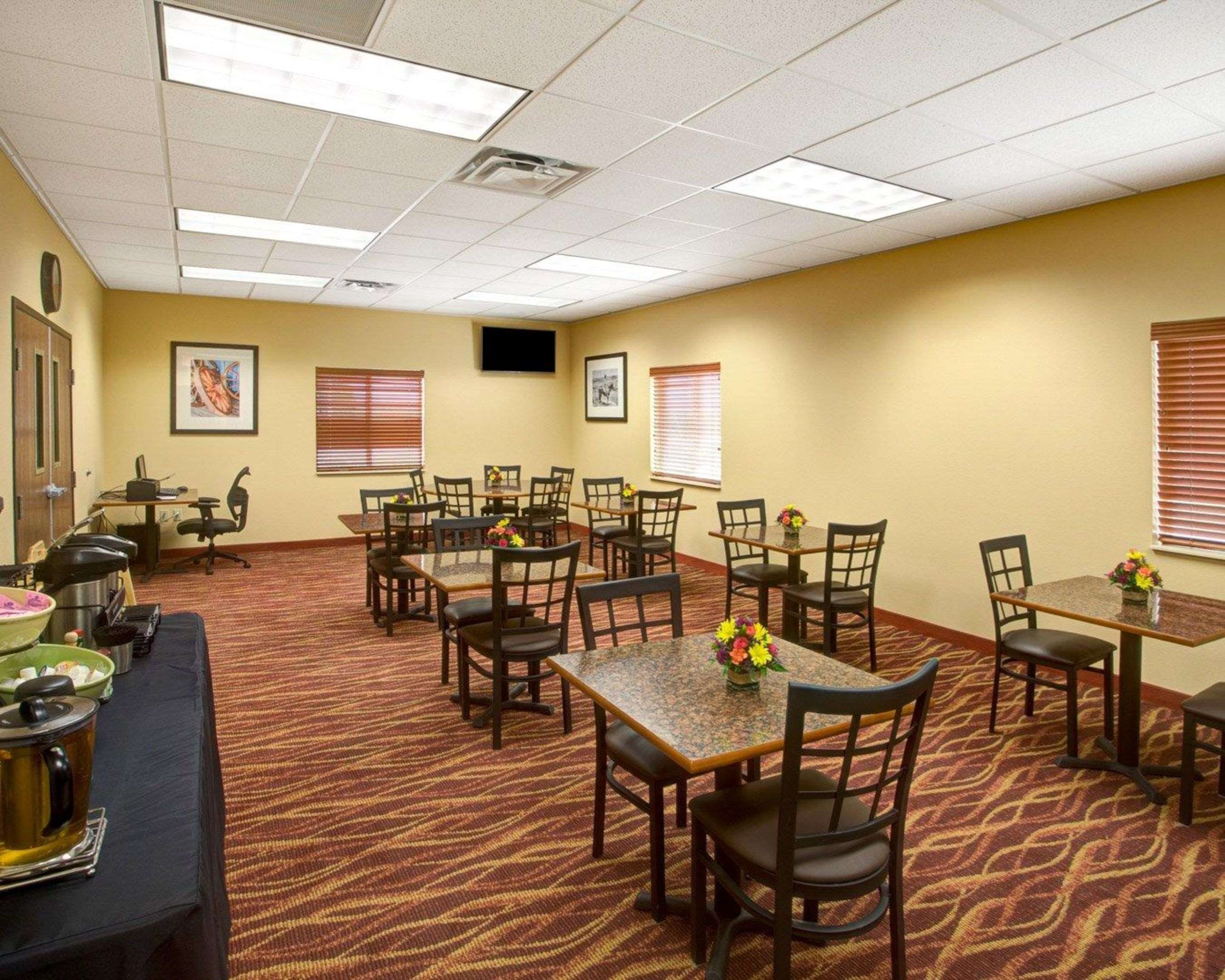 Enjoy breakfast in this seating area